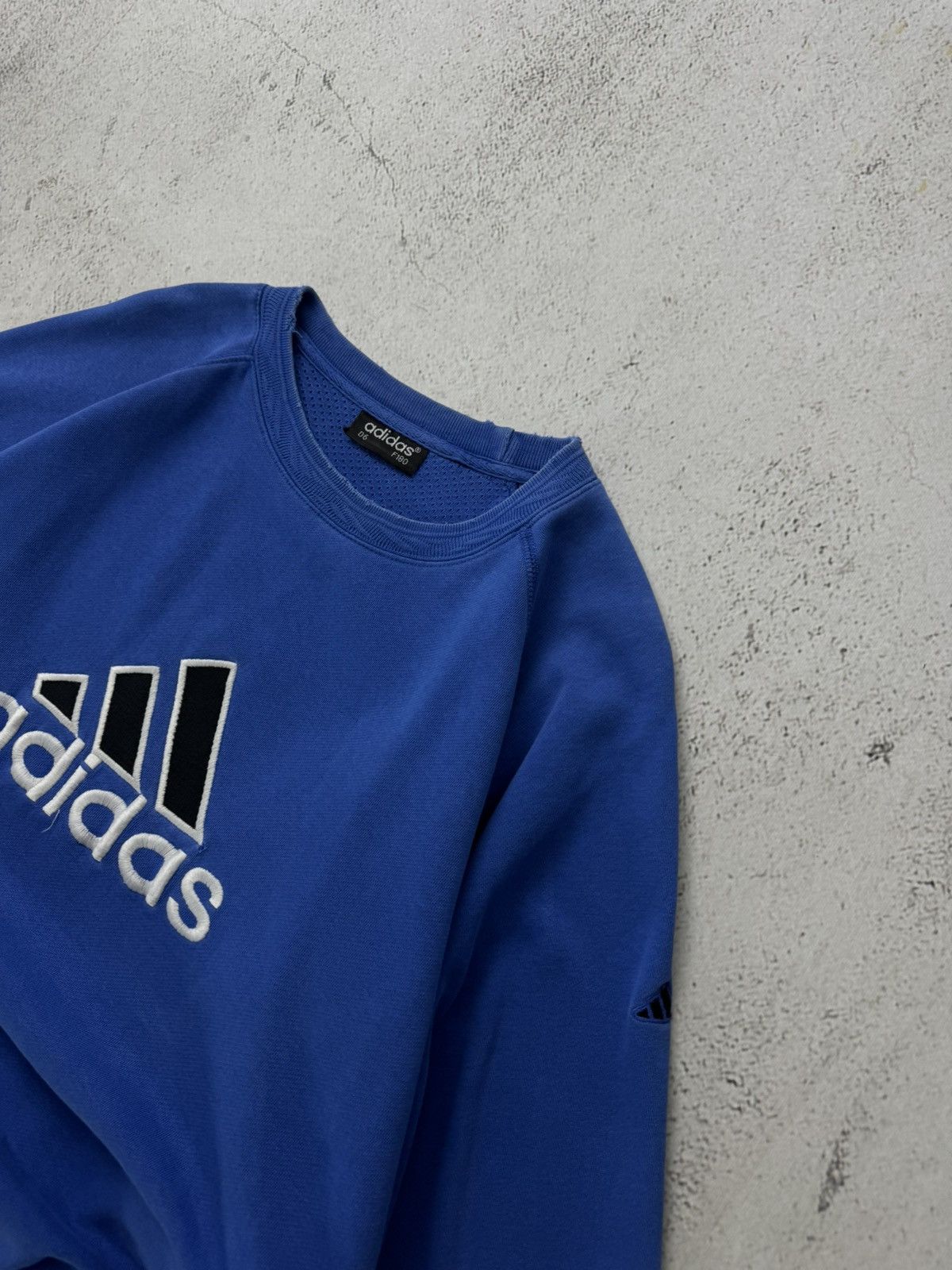 Adidas × Vintage Adidas Big Logo Vintage Faded Sweatshirt Size US M / EU 48-50 / 2 - 6 Thumbnail