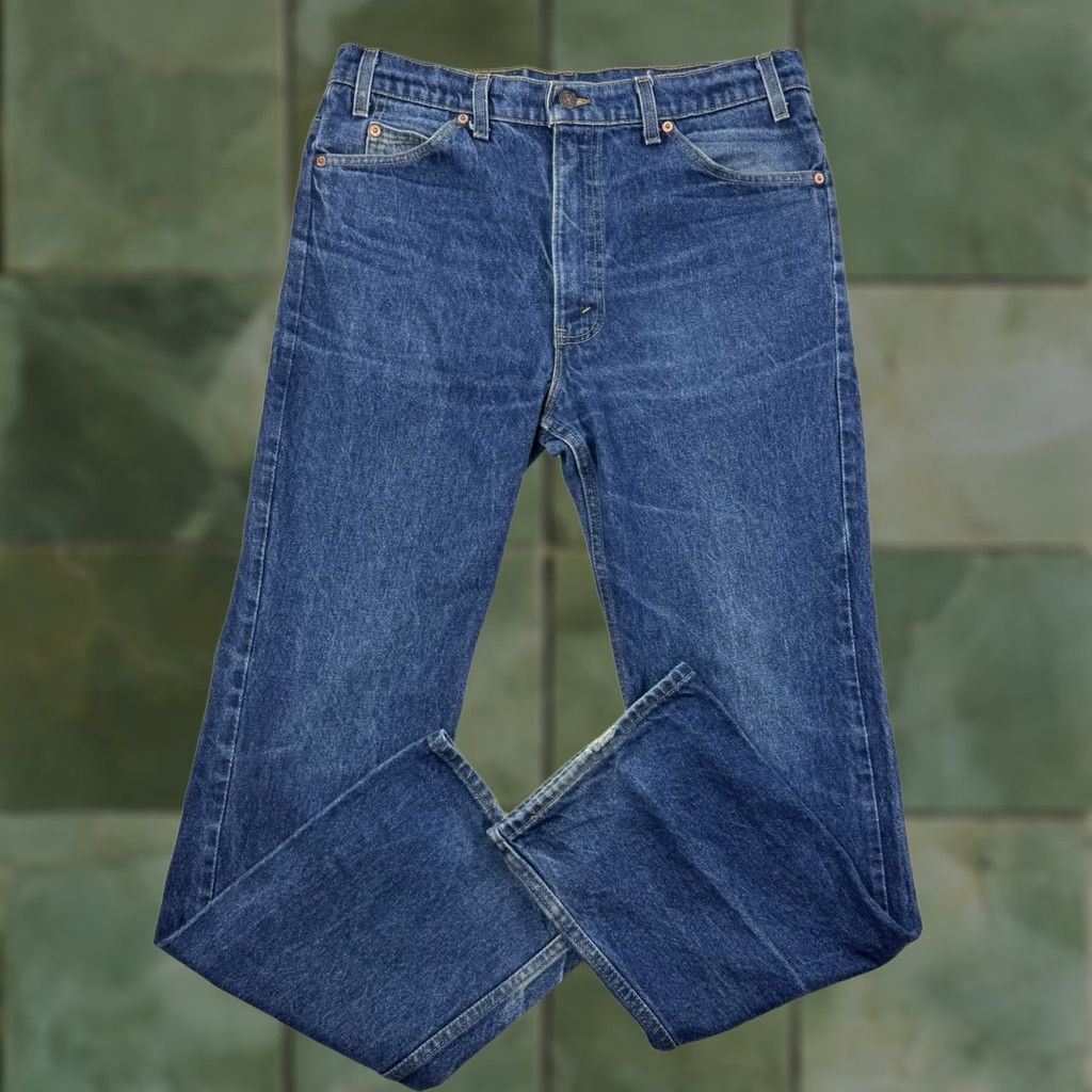 Levi's VINTAGE Levi's 517 Jeans Men 36x32 Denim 90s Orange Tab Bootcut USA 1990s Jeans Mens Size US 36 / EU 52 - 1 Thumbnail