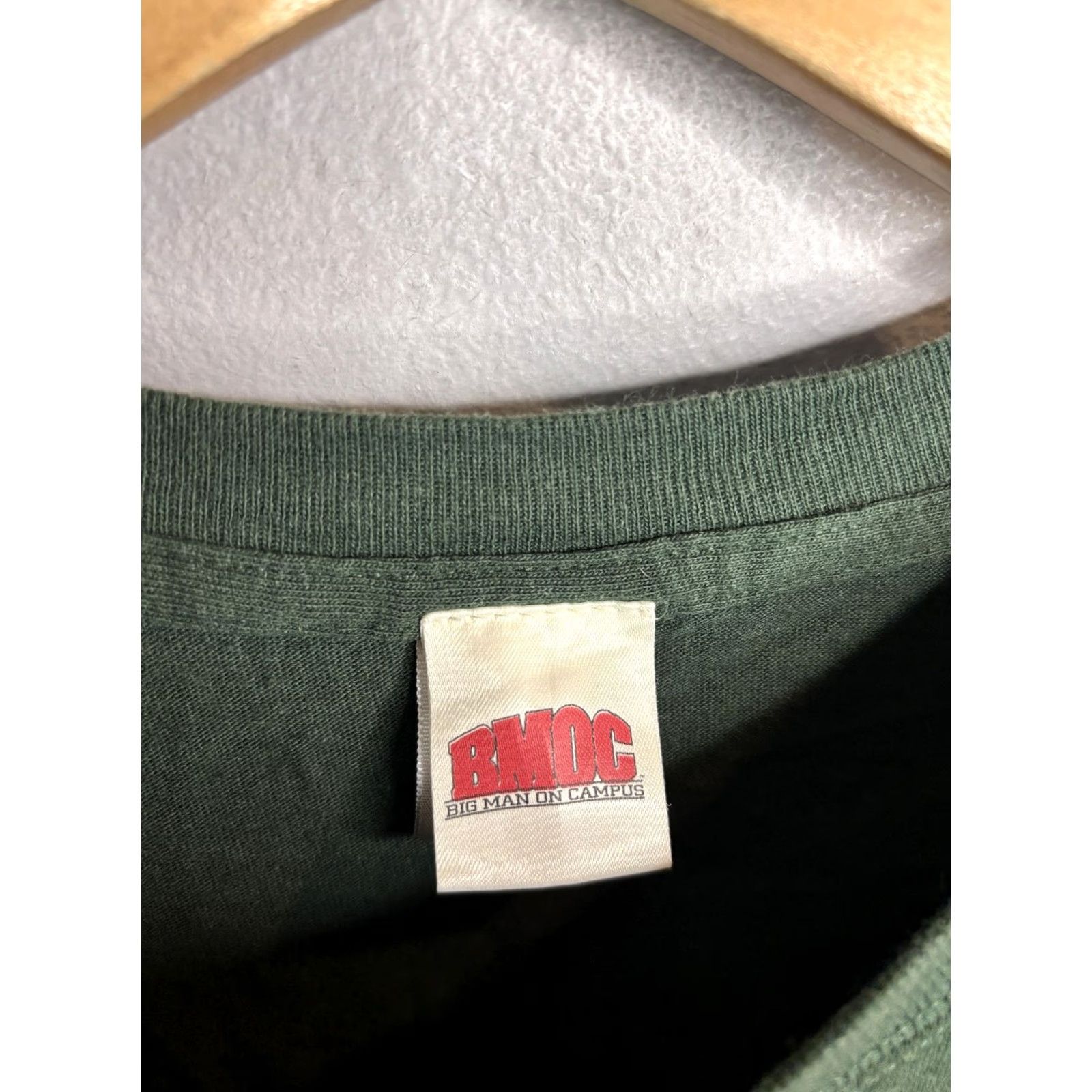 Vintage VINTAGE Miami Hurricanes Shirt Mens Large Green Angry Canes Game On BMOC 90s Tee Size US L / EU 52-54 / 3 - 3 Thumbnail