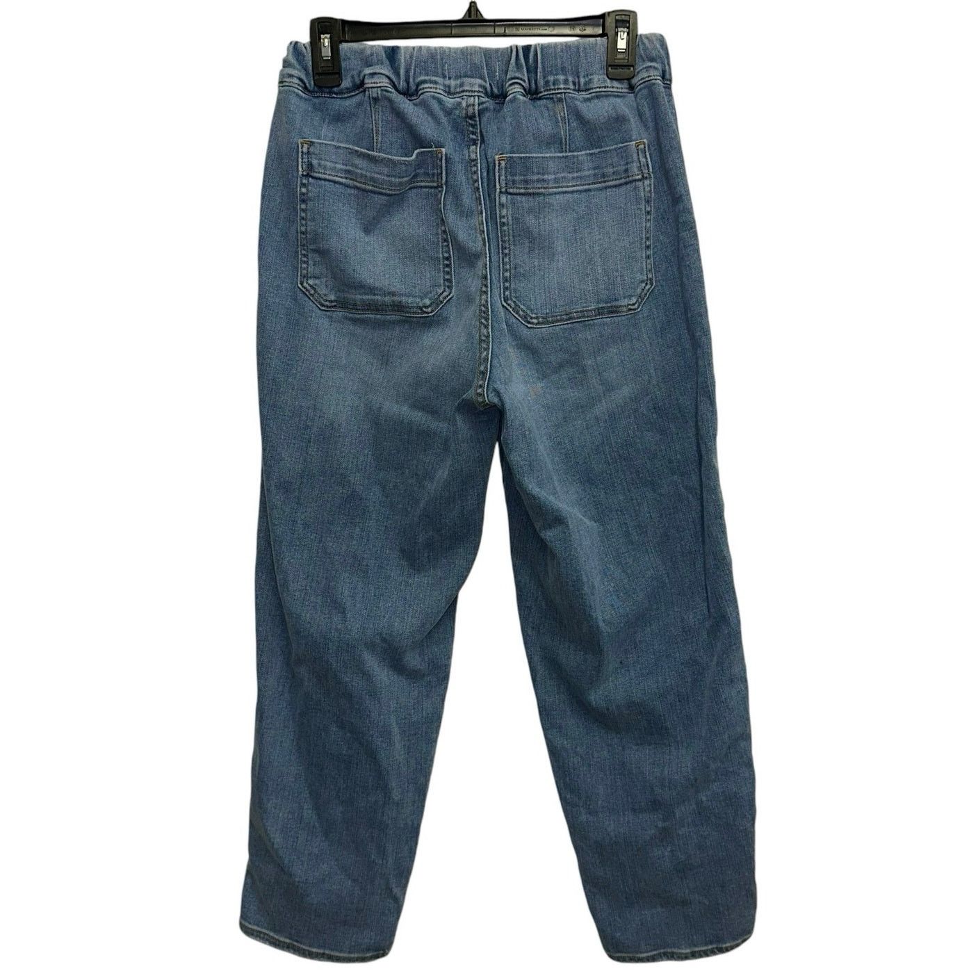 Madewell Madewell Pull On Relaxed Denim Blue Jeans Size 28" / US 6 / IT 42 - 2 Thumbnail