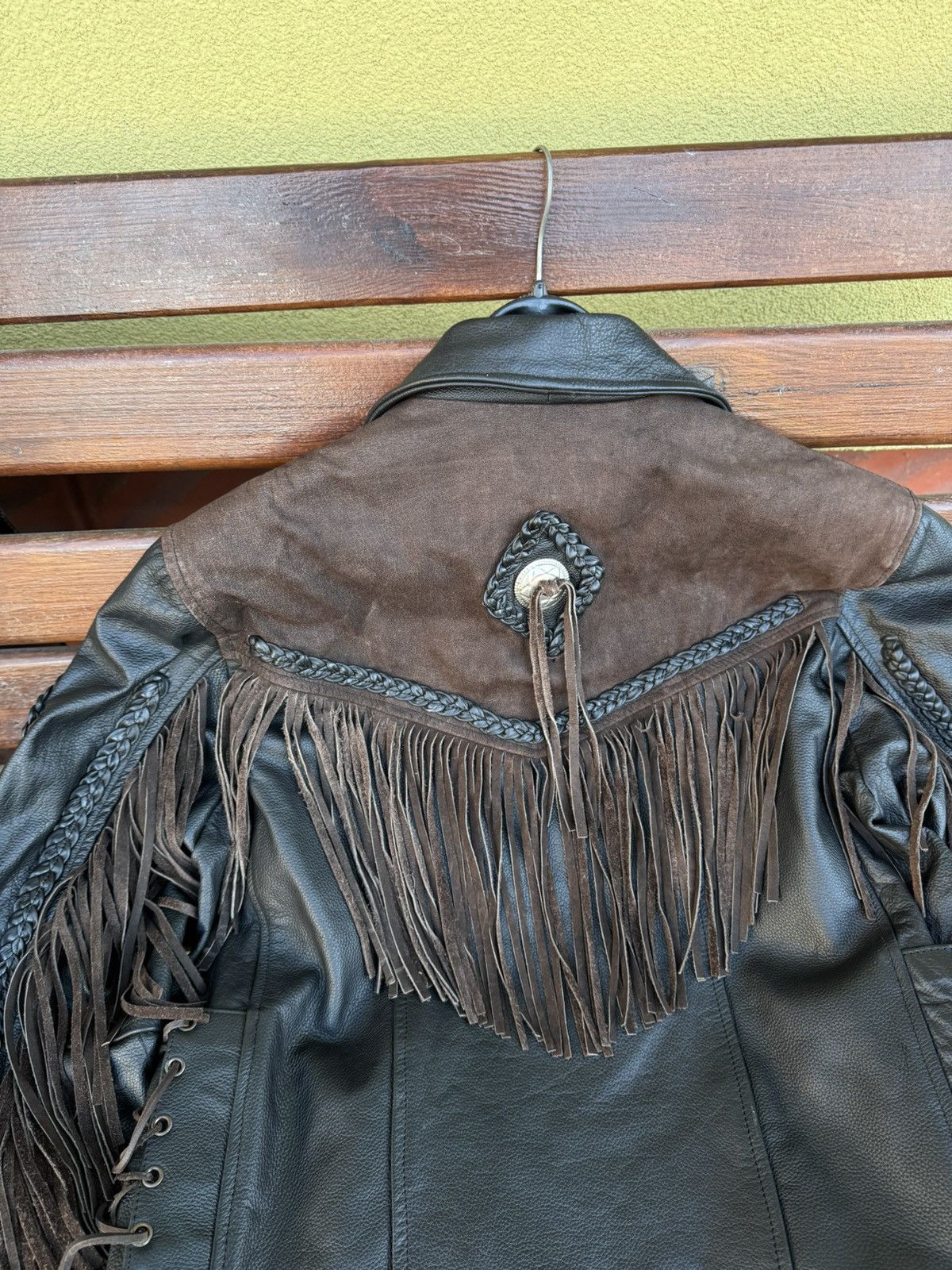 Vintage Vintage Suede Fringe Cowboy Western Leather Jacket Hype Rare Size US M / EU 48-50 / 2 - 19 Thumbnail