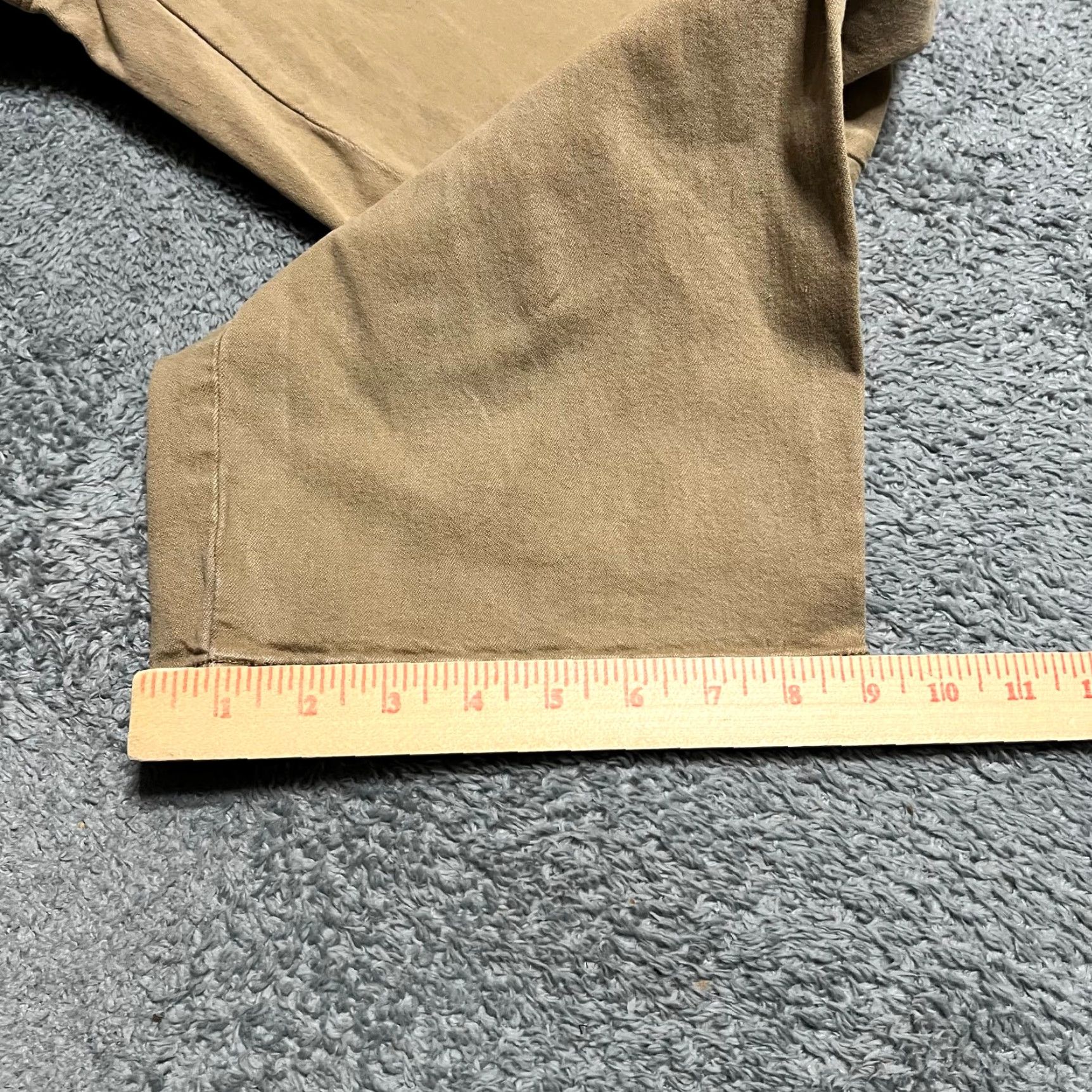 Madewell Madewell Pants Womens 28 Emmett Wide Leg Crop 2024 Brown 28x27 Chino Womens Regular Brown Size 28" / US 6 / IT 42 - 7 Thumbnail