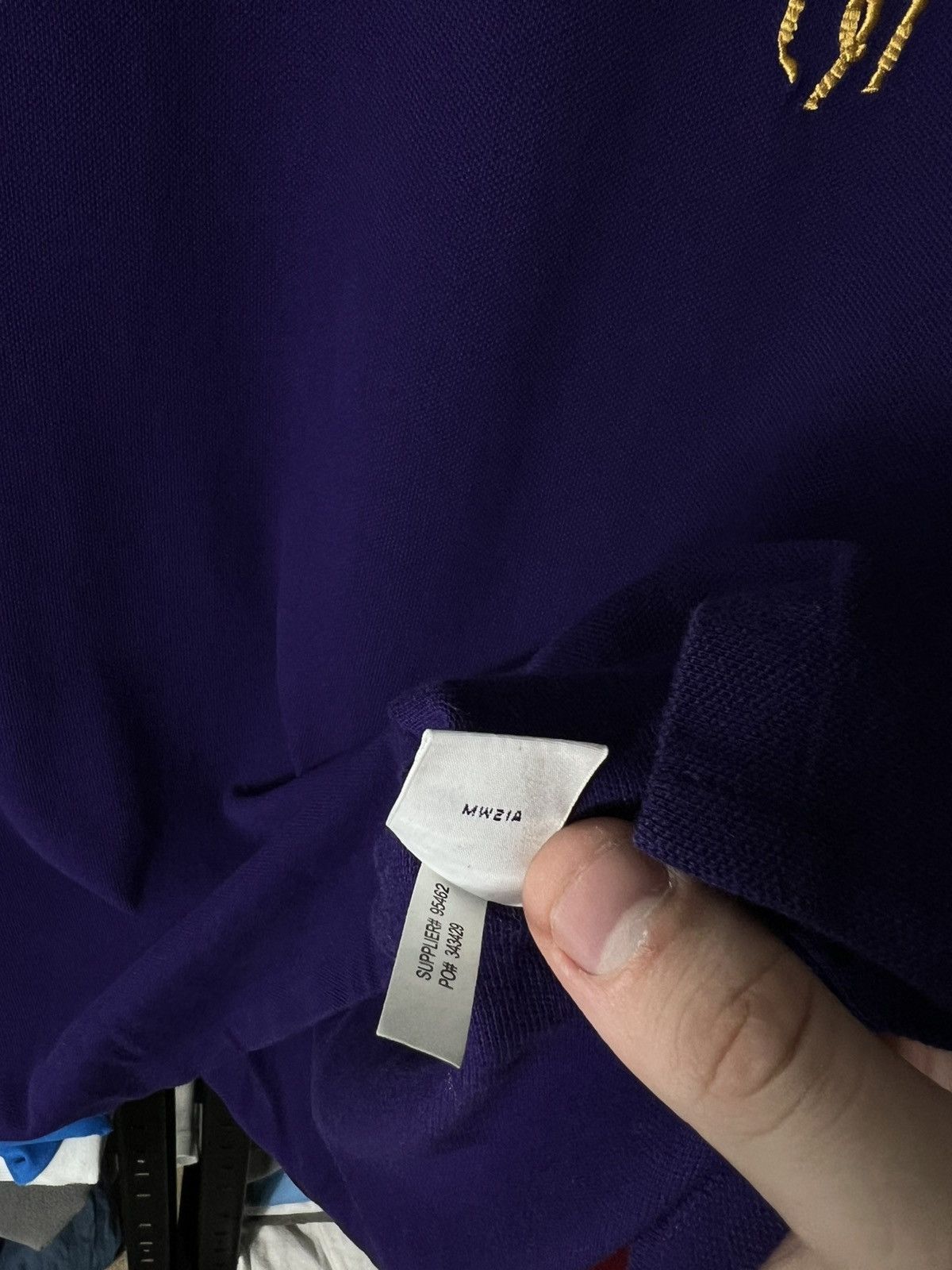 Polo Ralph Lauren Polo Ralph Lauren Classic Fit Polo Shirt Bold Purple Vintage Size US L / EU 52-54 / 3 - 12 Thumbnail