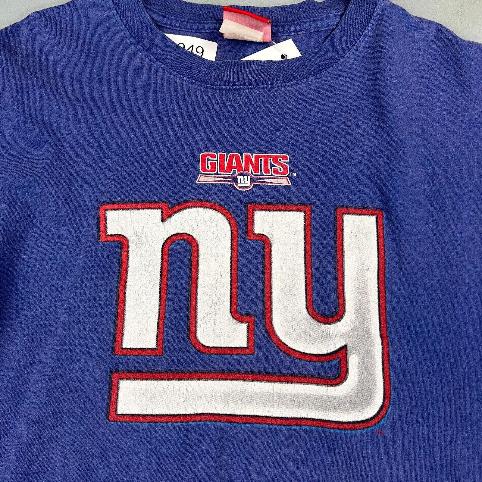 NFL VINTAGE | NY GIANTS Big Logo NFL Football T-Shirt sz L Adult Size US L / EU 52-54 / 3 - 3 Thumbnail