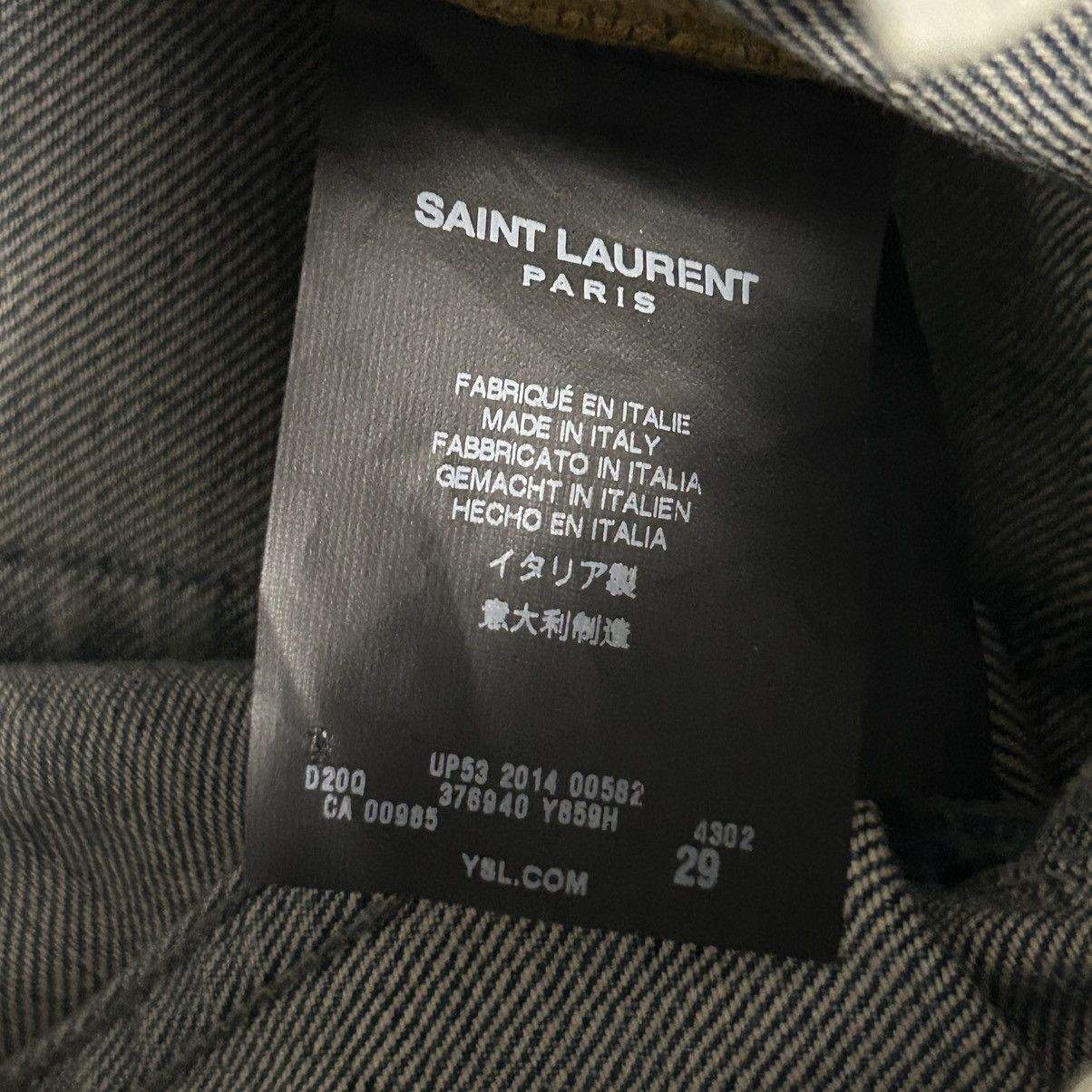 Hedi Slimane × Saint Laurent Paris New Saint Laurent D01 Slim Fit 2014 Jeans Size 29 Size US 29 - 7 Thumbnail