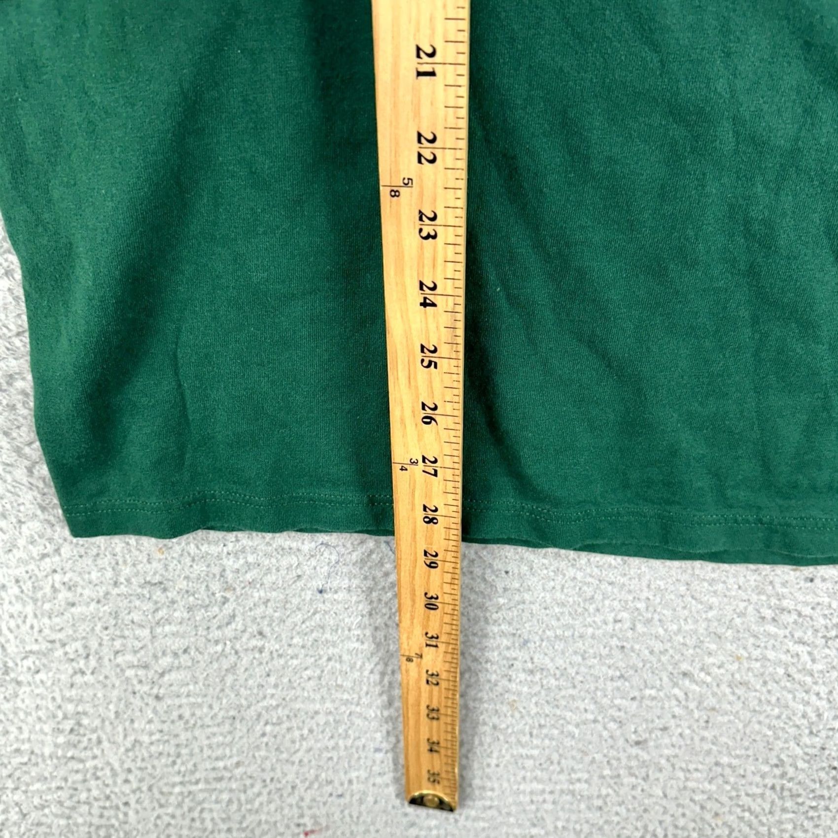 Jerzees VINTAGE Jerzees T-Shirt Tee Mens 2X Green Short Sleeve Made In USA Tee-Rific Breathing Crew Neck Regular Shirt Men Green 2X United States Size US XXL / EU 58 / 5 - 6 Thumbnail