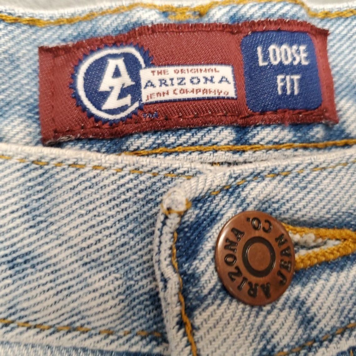 Vintage VINTAGE Arizona Jeans Shorts Mens 33 Blue Denim Loose Fit Skate Jots Y2K 90s Size US 33 - 3 Thumbnail