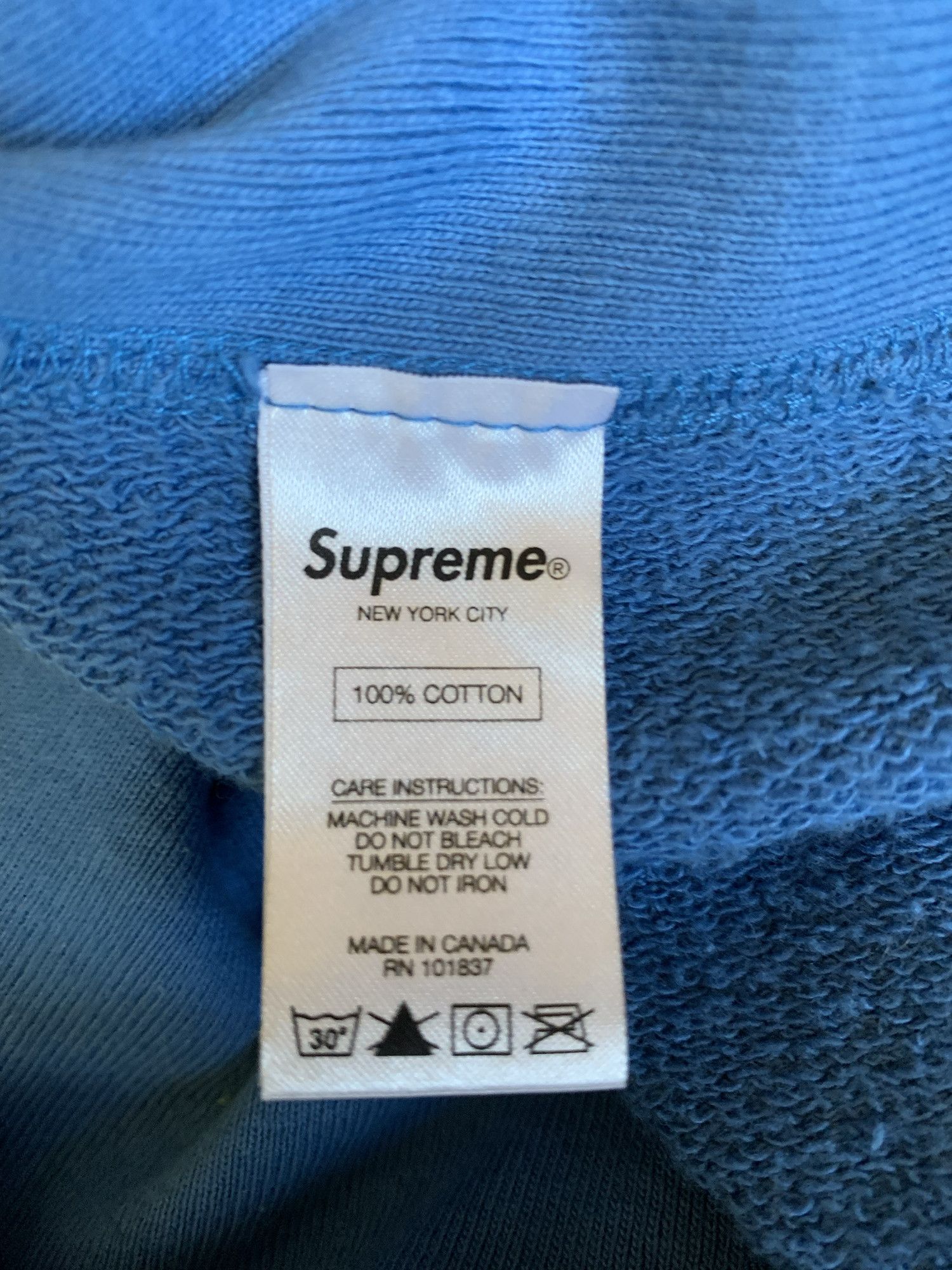 Supreme Supreme Thrasher Flame Hooded Sweatshirt Blue Large SS15 Size US L / EU 52-54 / 3 - 8 Thumbnail