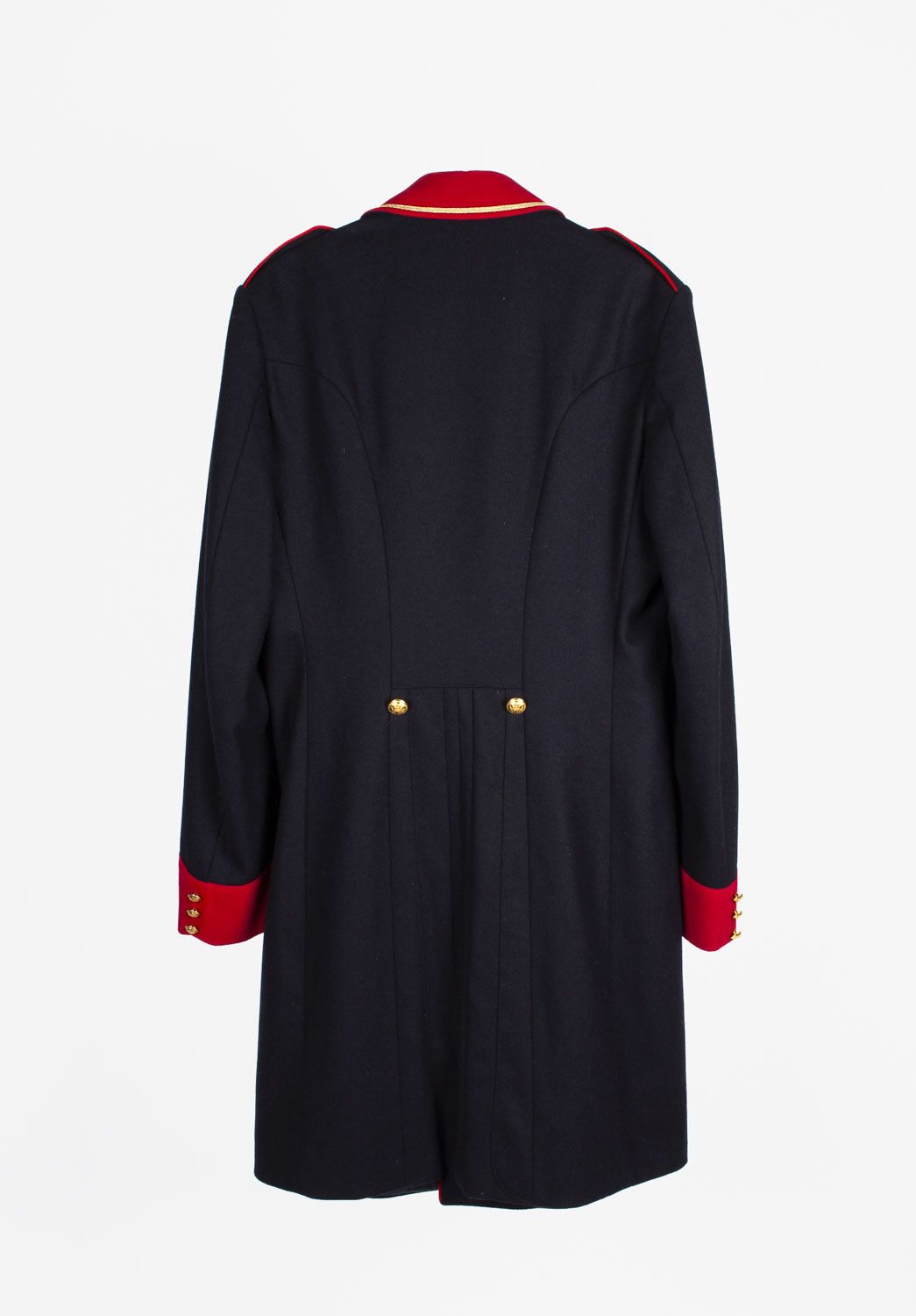 Dolce & Gabbana Dolce Gabbana Men Coat Vintage Military Officer Long, IT48/M Size US M / EU 48-50 / 2 - 6 Thumbnail