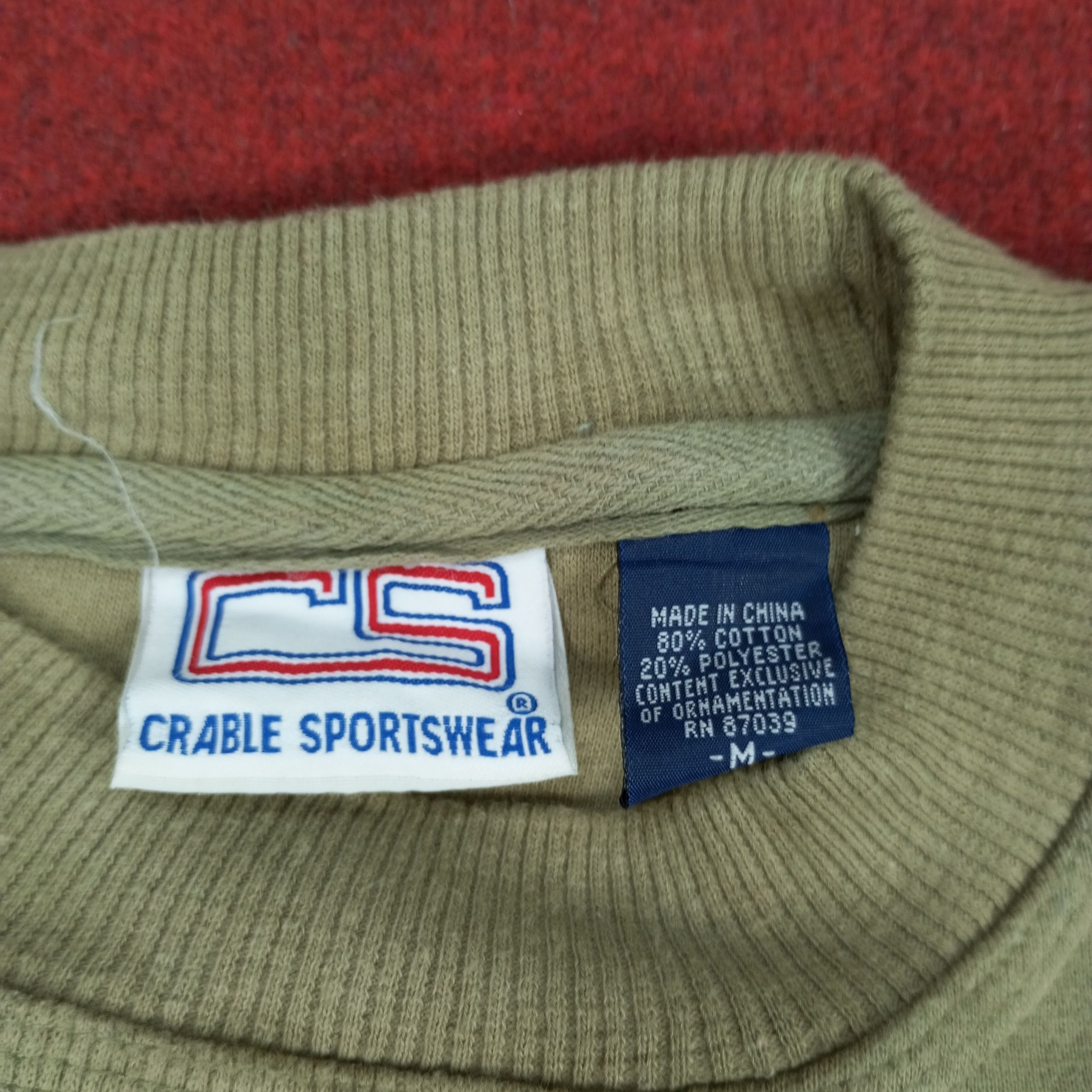 Vintage Washington St Spellout Design Streetwear Style Sweatshirt Size US L / EU 52-54 / 3 - 7 Thumbnail
