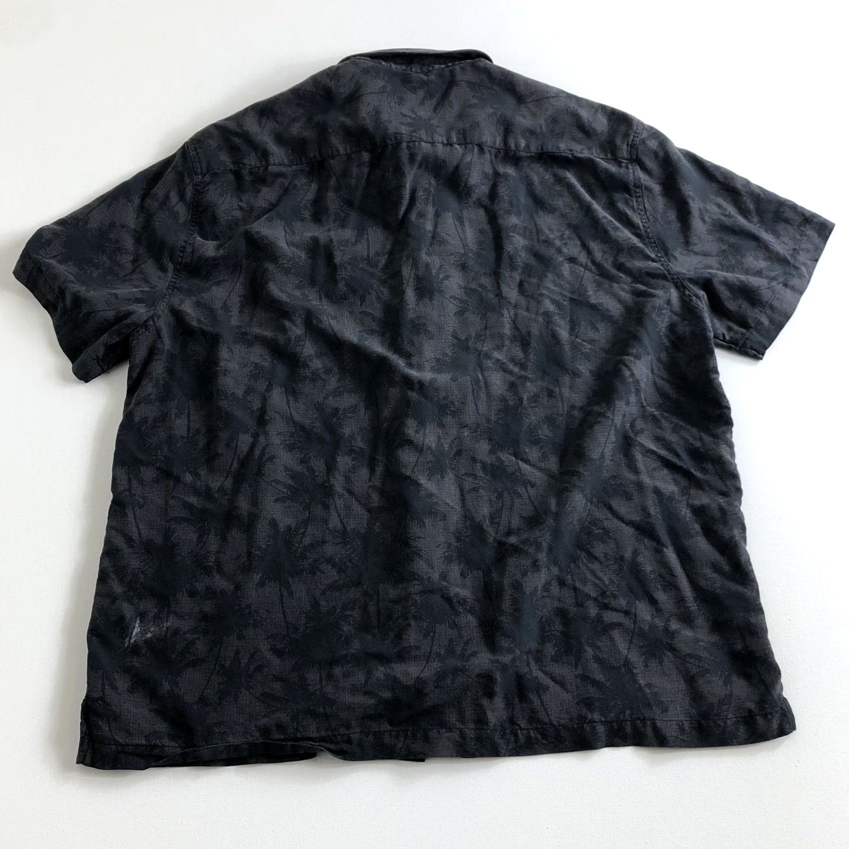 Nat Nast Nat Nast Luxury Silk Blend Short Sleeve Button Shirt XL Palm Trees Size US XL / EU 56 / 4 - 2 Thumbnail