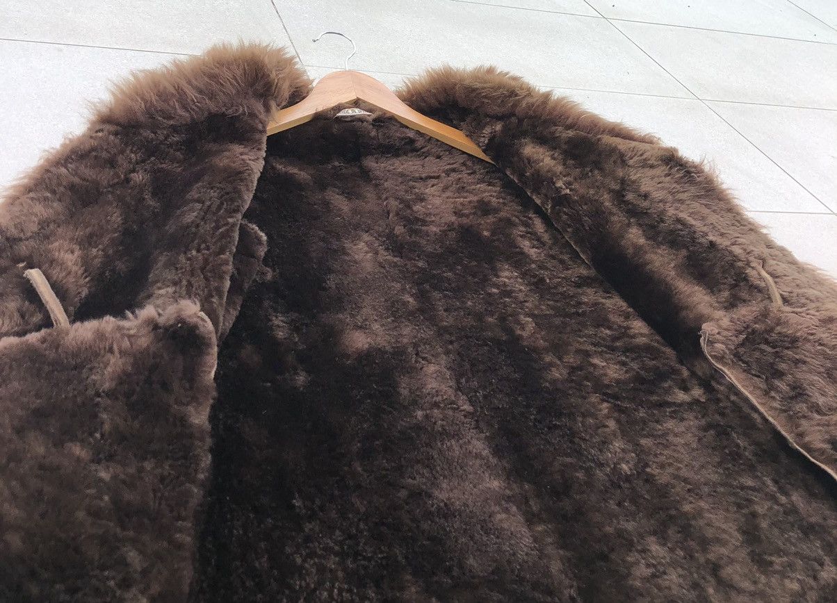 Genuine Leather S.A. ESPANAPIEL FAUX FUR & LEATHER SHERLING FASHION JACKET Size M / US 6-8 / IT 42-44 - 12 Thumbnail