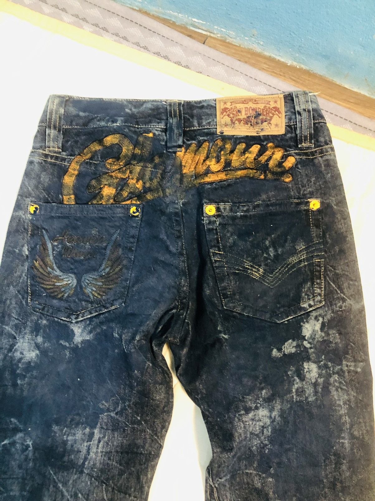 Japanese Brand Sky Bomber Mini Jeans (10) Size US 28 / EU 44 - 14 Thumbnail