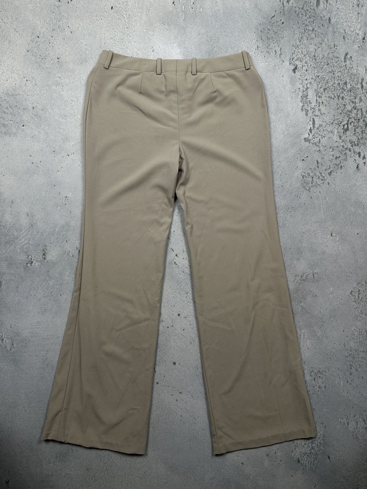 Celine Céline Vintage Phoebe Philo High Waist Wool Pants Trousers Size 27" / US 4 / IT 40 - 6 Thumbnail