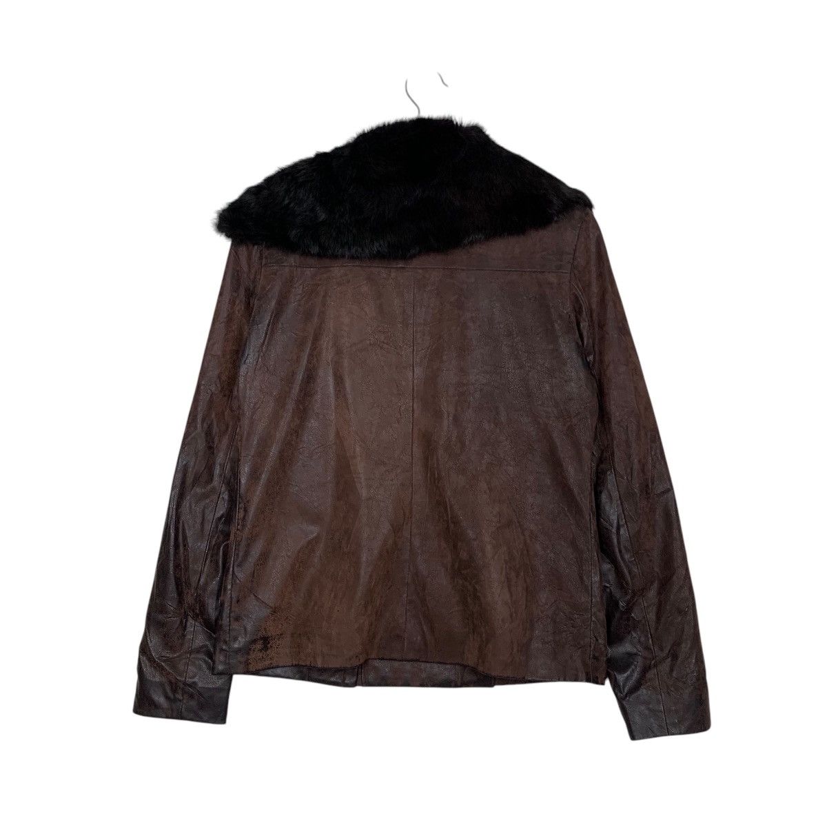 DKNY DKNY Rabbit Fur Shawl Asymmetrical Jacket #2765-C125 Size S / US 4 / IT 40 - 16 Thumbnail
