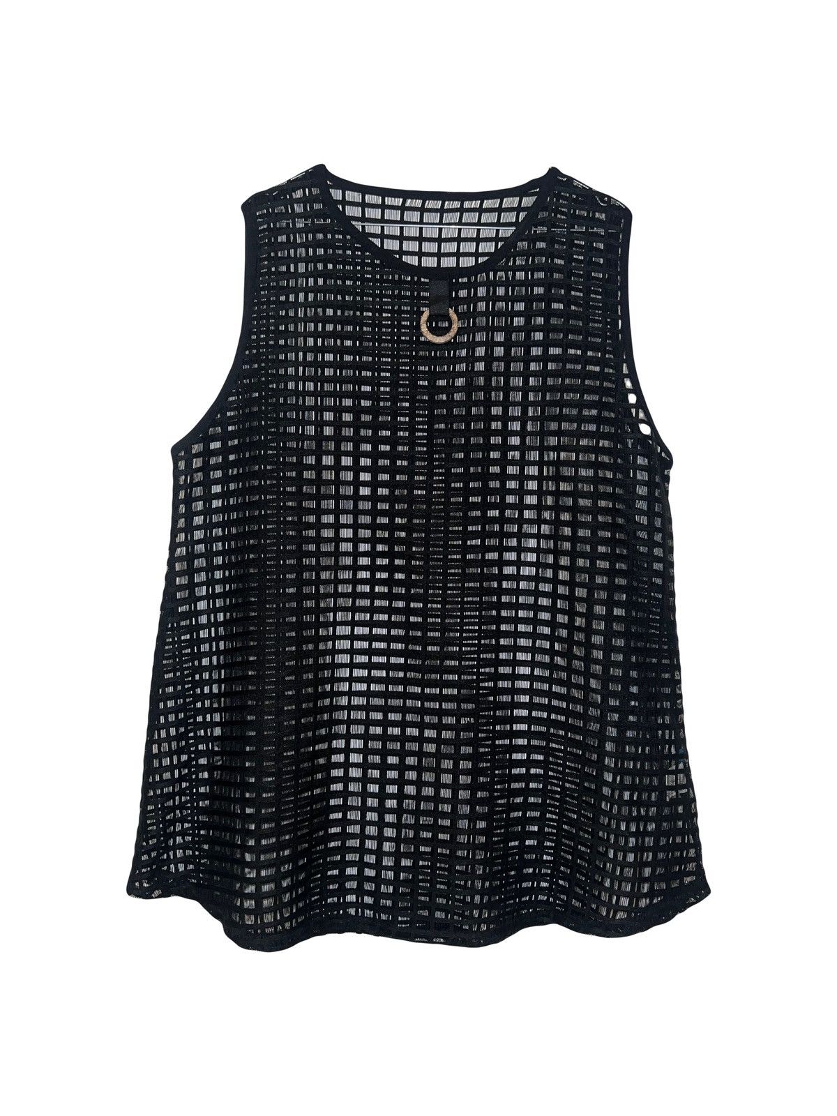 Japanese Brand Rick owens vibe see through tank top ➕🖤 Size US XL / EU 56 / 4 - 1 Thumbnail