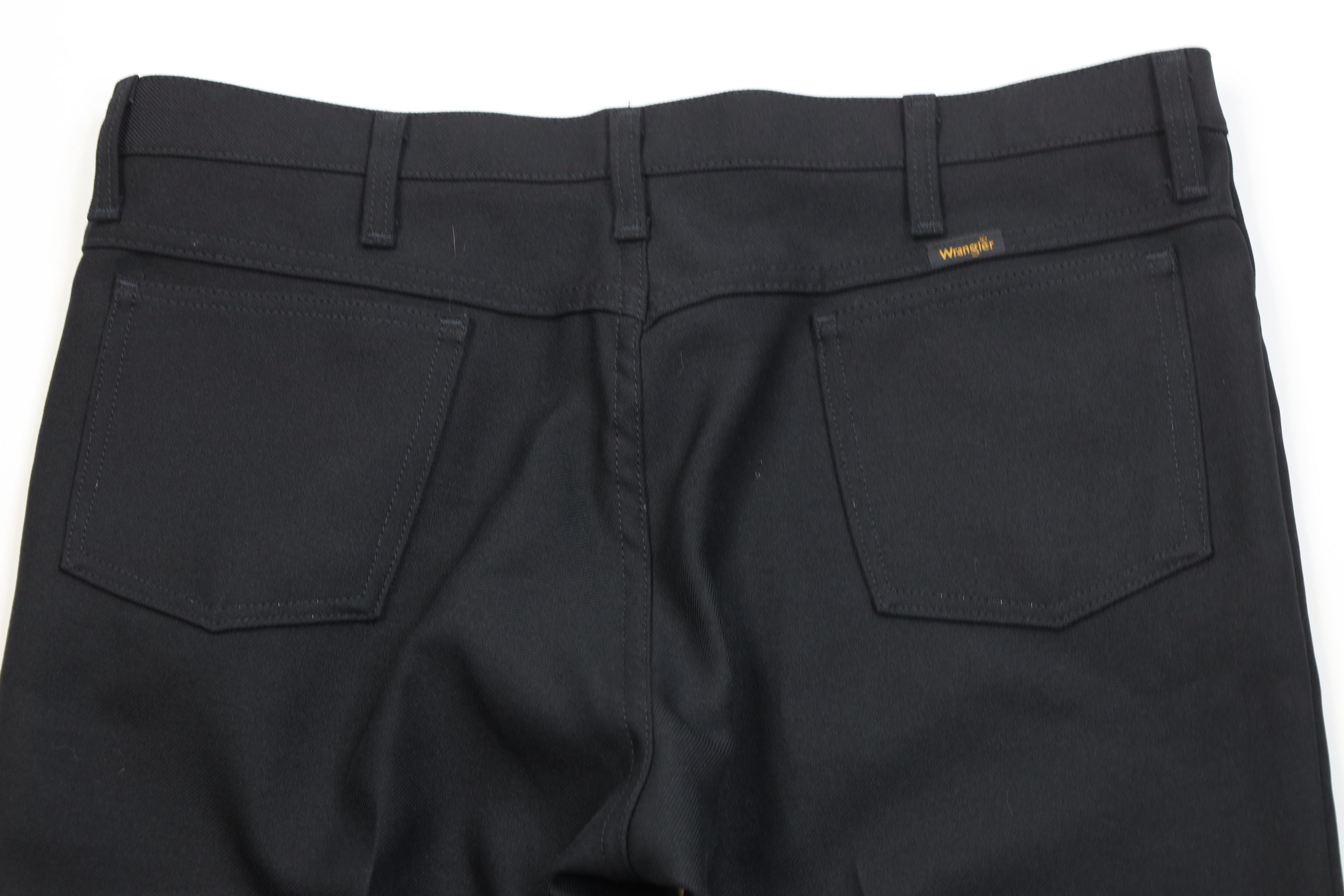 Wrangler Vintage 90s Wrangler Wide Leg Western Chino Pants Black Size US 38 / EU 54 - 10 Thumbnail