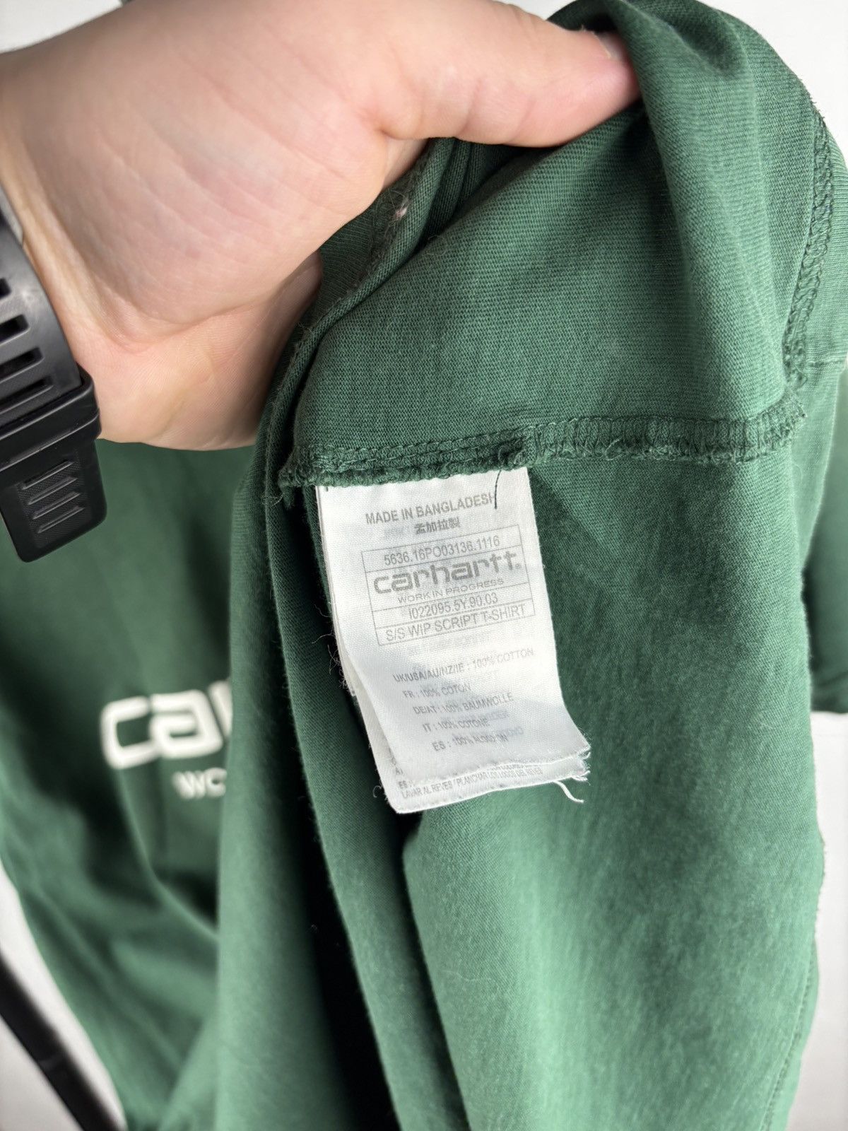 Carhartt Carhartt big logo t shirt size M Size US M / EU 48-50 / 2 - 3 Thumbnail