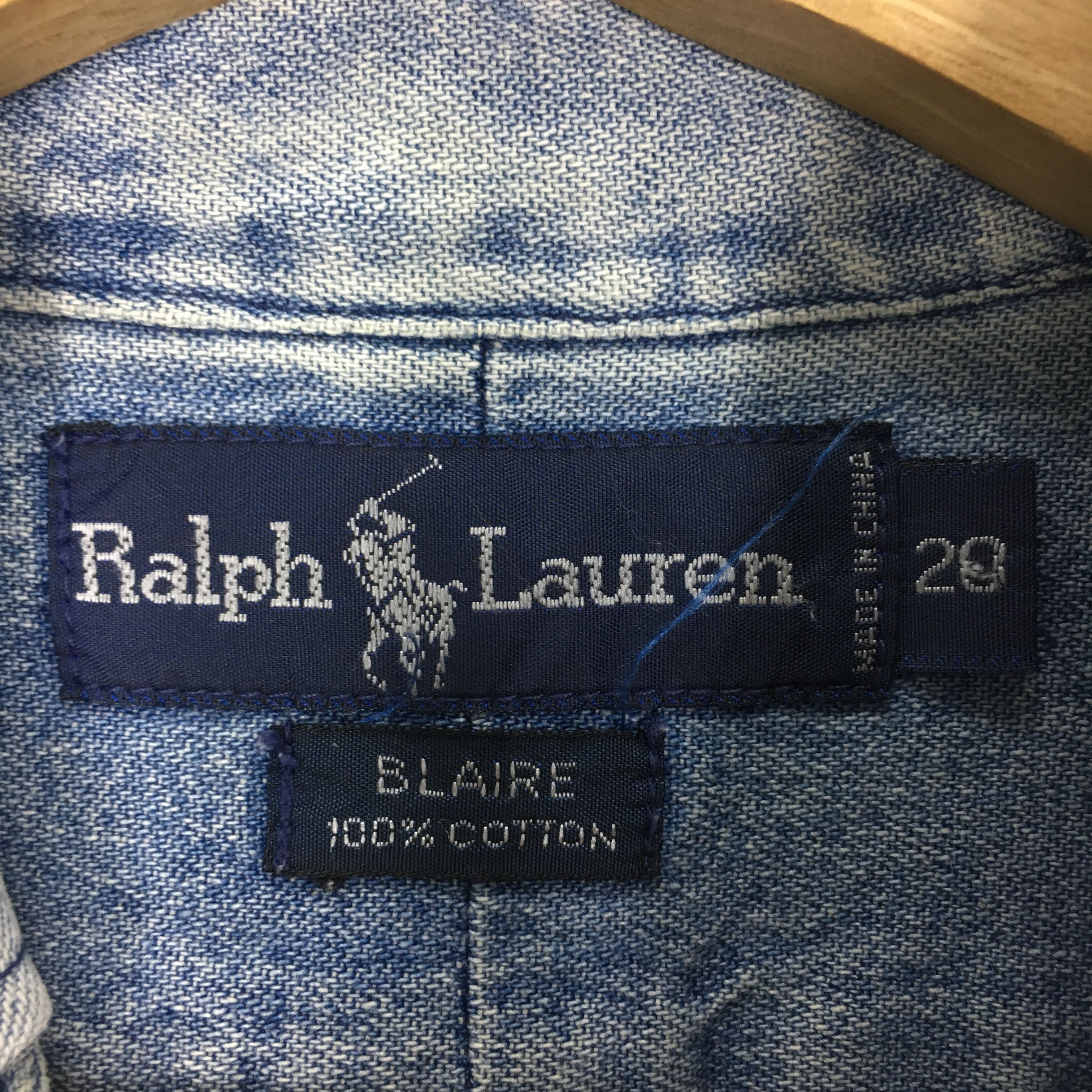 Polo Ralph Lauren Vintage 90's Polo Country Ralph Lauren Jeans Shirt - 1842 Size US S / EU 44-46 / 1 - 11 Thumbnail