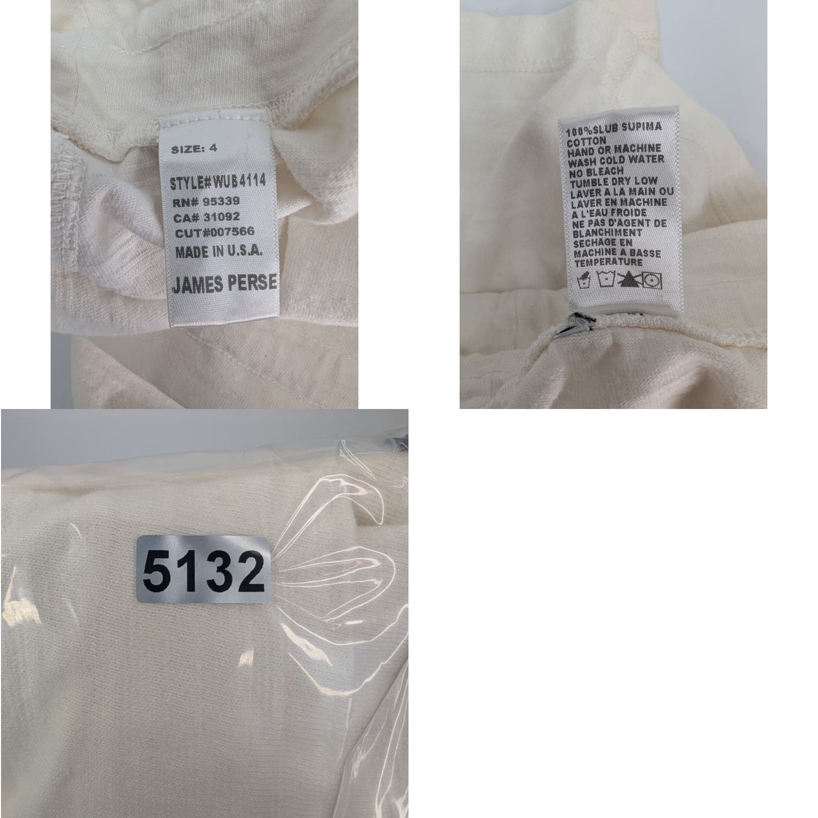 James Perse James Perse Beige Shorts Womens Size 4 Drawstring Slub Supima Cotton WUB4114 Size 27" / US 4 / IT 40 - 8 Thumbnail