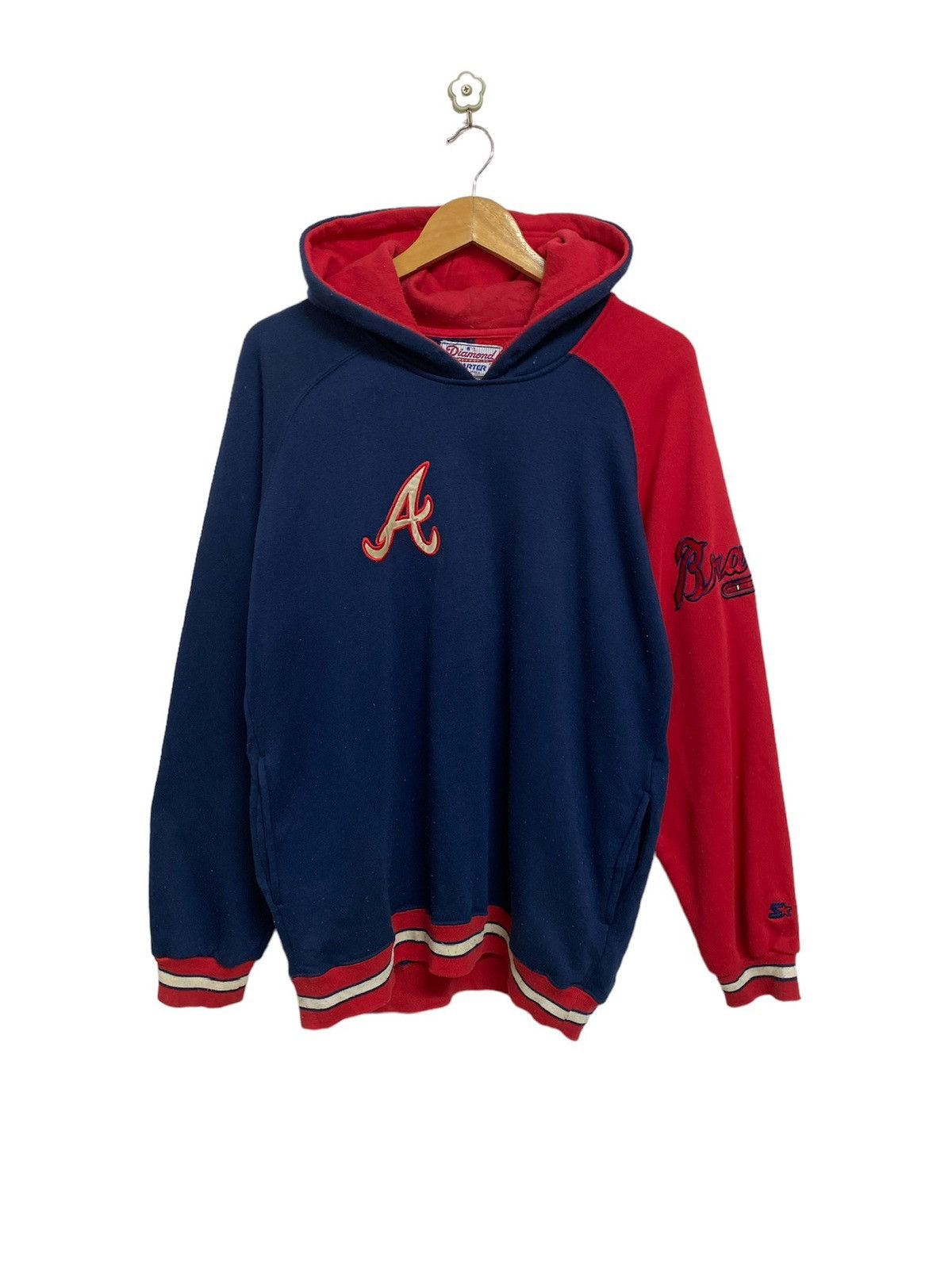 Vintage Atlanta Braves Diamond Collection by Starter Hoodie