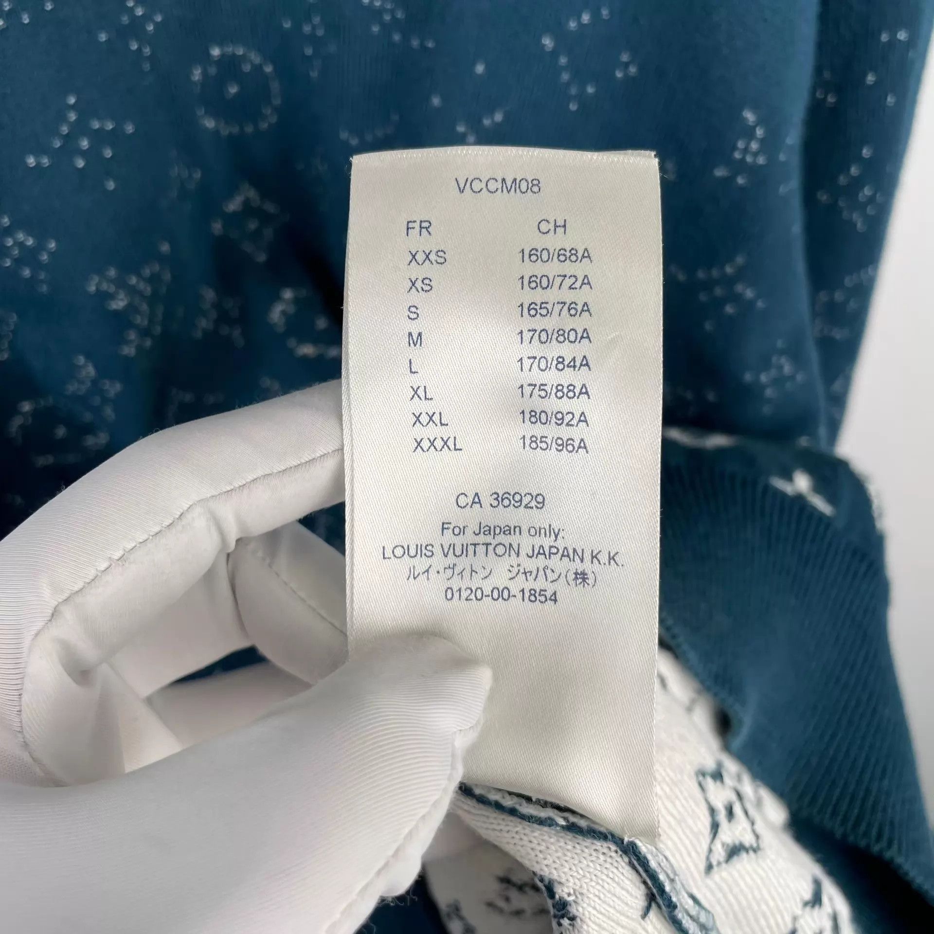 Louis Vuitton LV Cyan Classic Logo Knitted Long Sleeve Sweater Size M Size US M / EU 48-50 / 2 - 6 Thumbnail