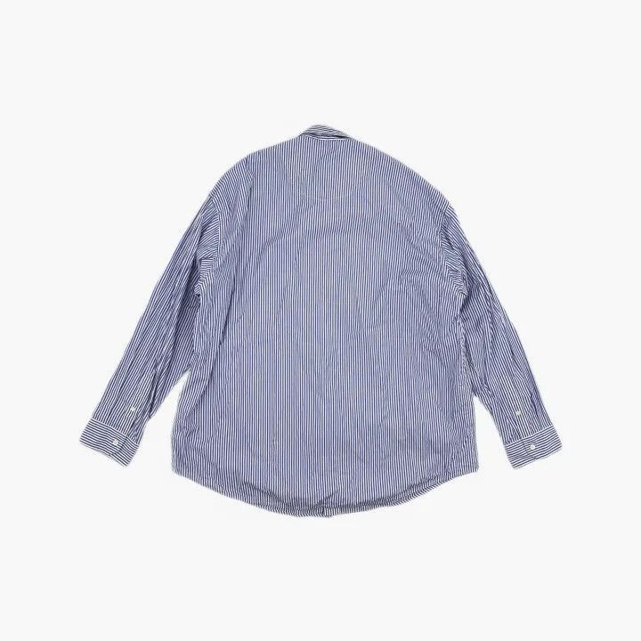 Balenciaga Balenciaga Balenciaga Logo Stripe Long Sleeve Shirt -2507 Size US M / EU 48-50 / 2 - 3 Thumbnail