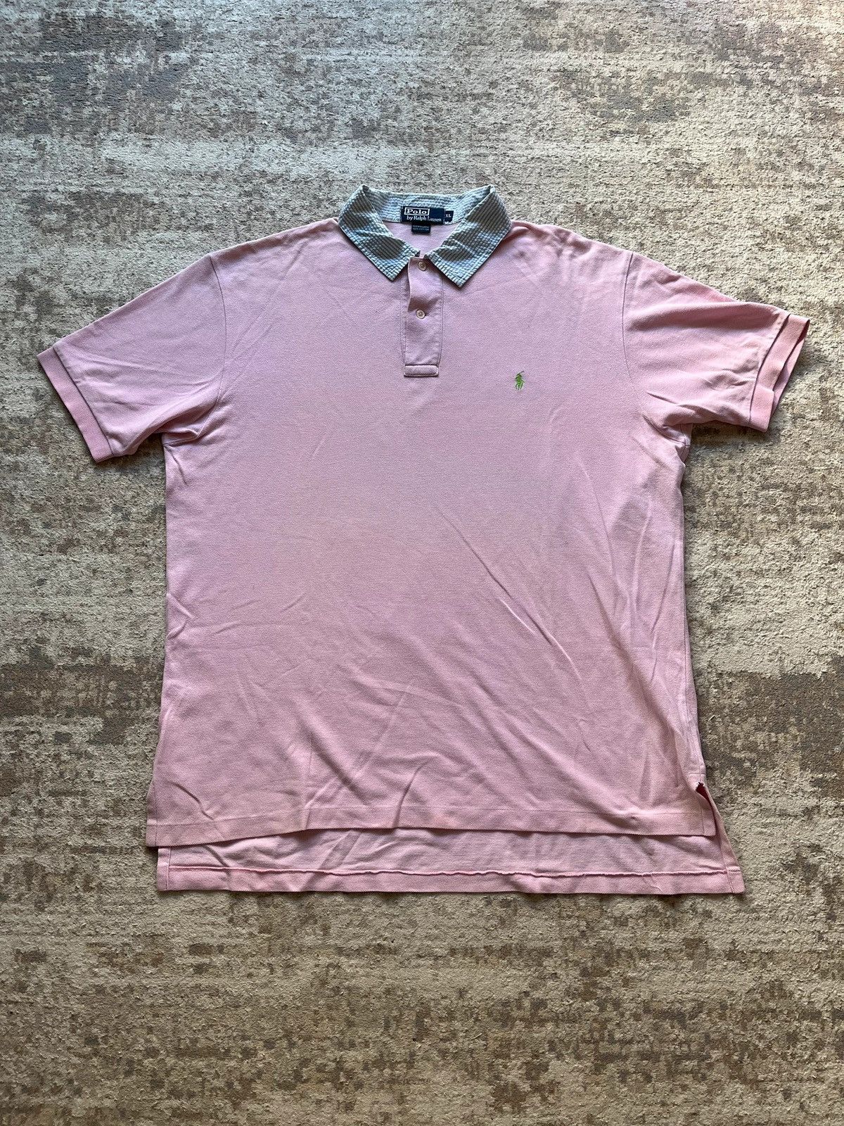 Polo Ralph Lauren Polo Ralph Lauren Small Pony Sz XL Pink Polo Shirt Size US XL / EU 56 / 4 - 1 Thumbnail