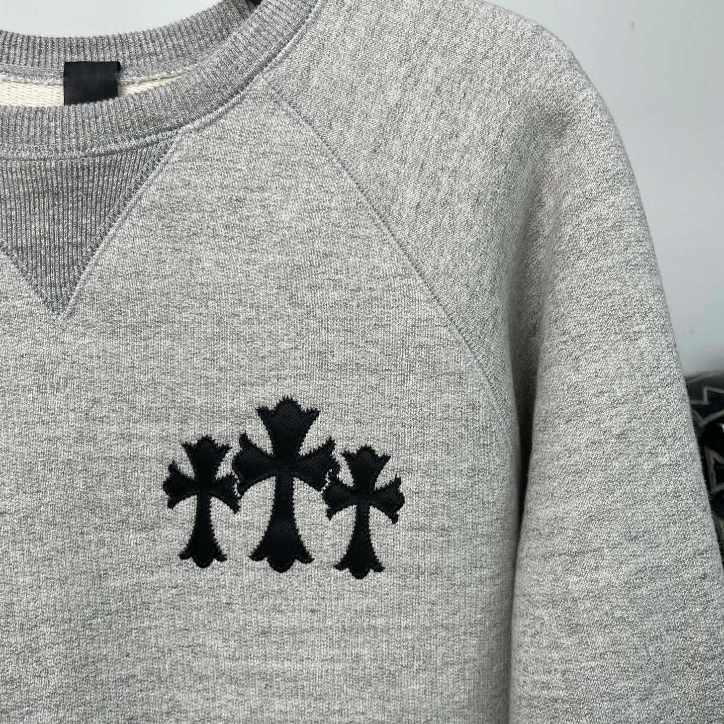 Chrome Hearts chrome hearts gray long sleeve sweatshirt Size US M / EU 48-50 / 2 - 3 Thumbnail