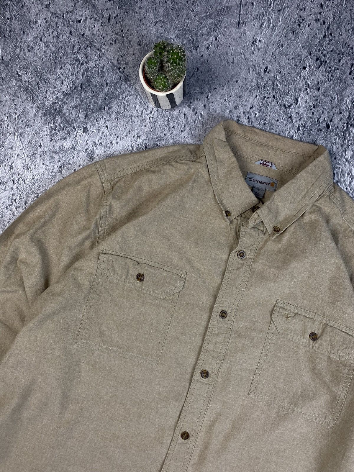 Carhartt × Vintage Vintage Carhartt Shirts Size US XXL / EU 58 / 5 - 2 Thumbnail