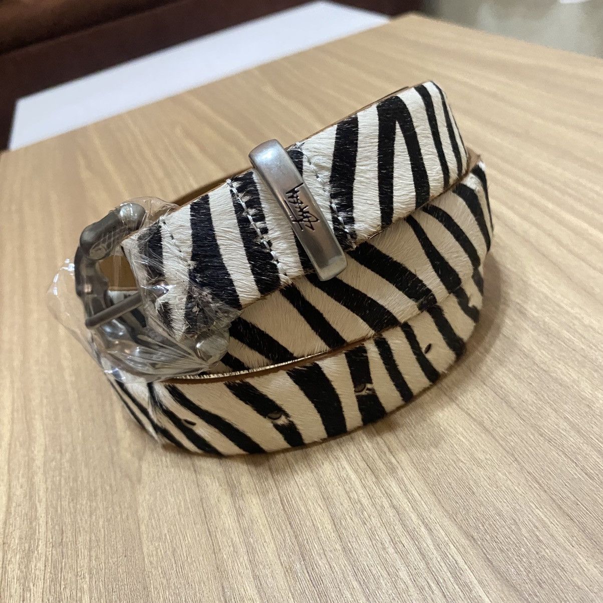 Stussy Stussy Hairy Belt "Zebra" Size ONE SIZE - 9 Thumbnail