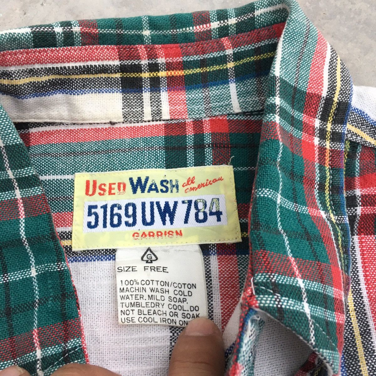Designer × Vintage Vintage GARRISN Tartan Button Ups Size US L / EU 52-54 / 3 - 8 Thumbnail