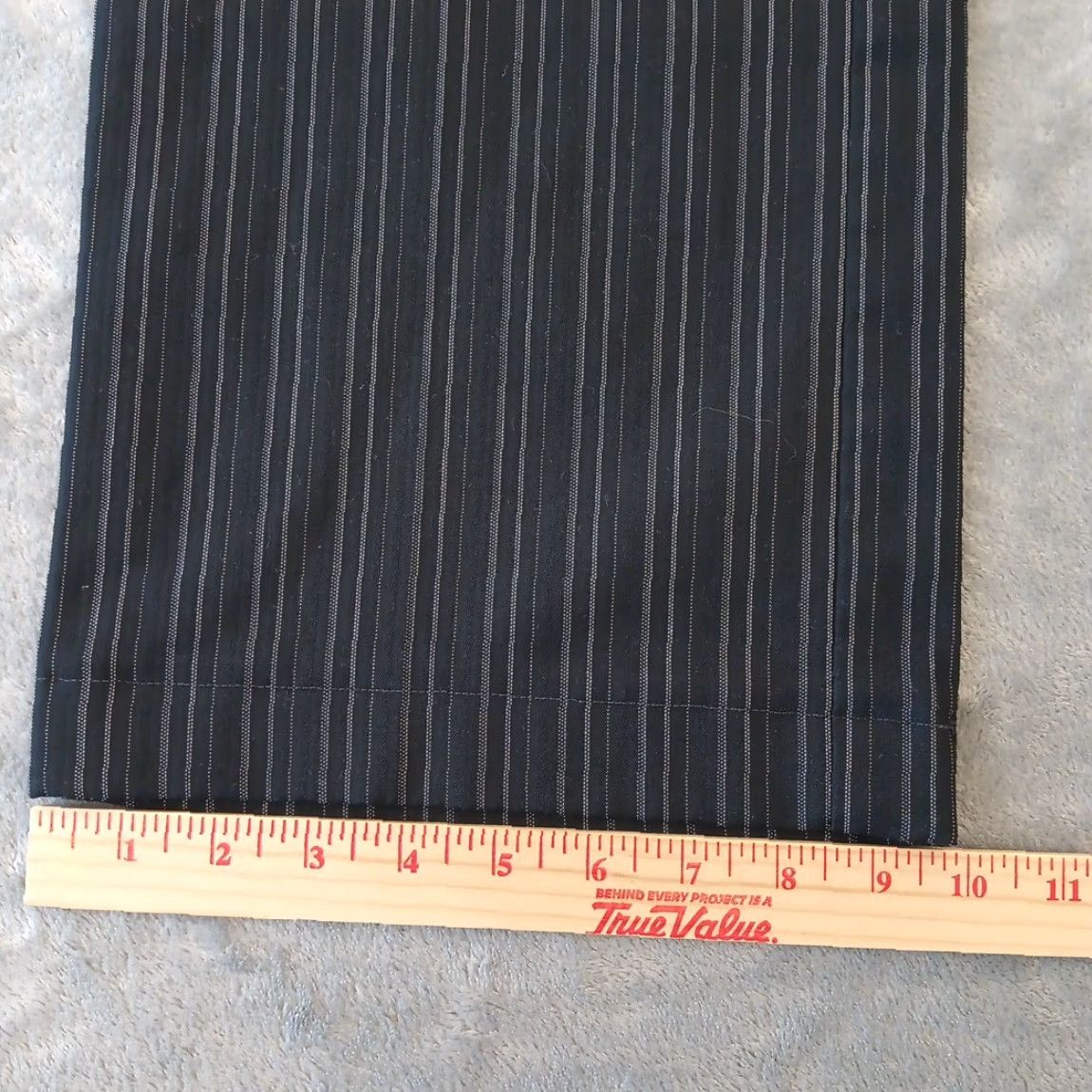 Dockers **DRESS PANTS BLACK ZIP STRIPED WOMENS SIZE 8 ALTERED HEM** User: Dress Pants Black Zip Striped Women's Size 8 Altered Hem Size 30" / US 8 / IT 44 - 6 Thumbnail