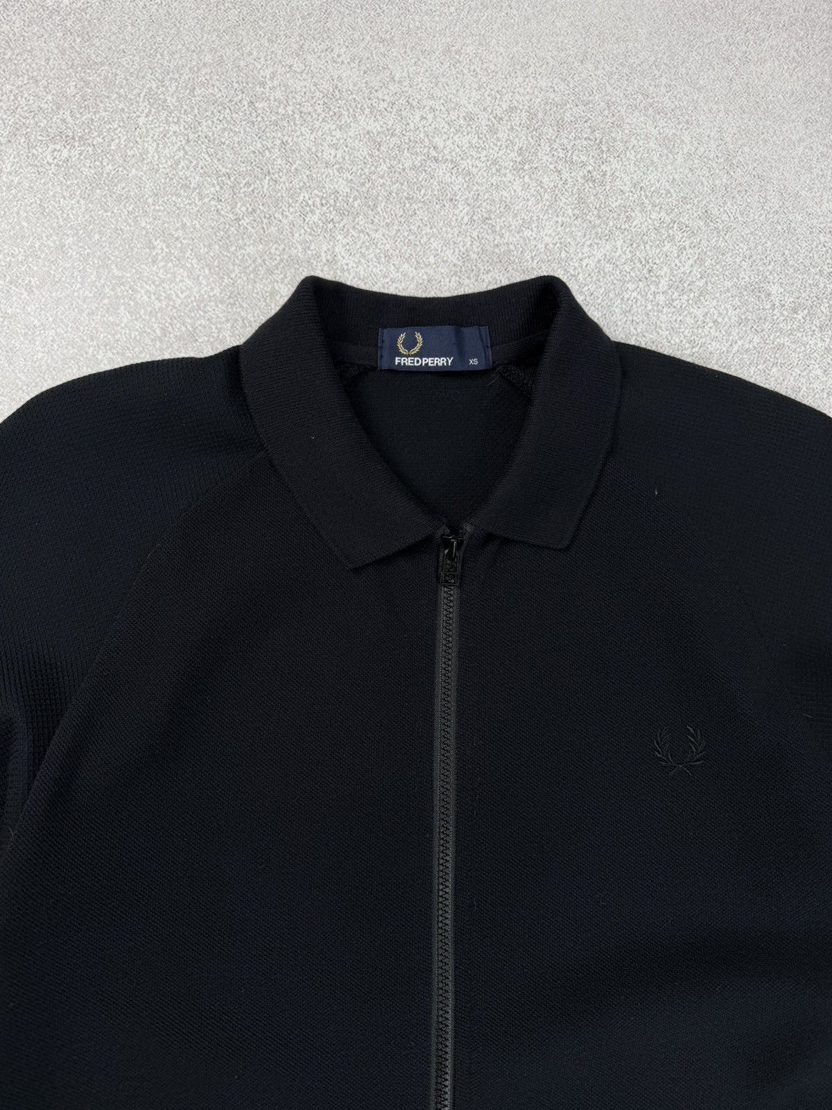 Fred Perry Fred Perry Men’s Zip-Up Long Sleeve Black Size Xs Size US XS / EU 42 / 0 - 4 Thumbnail