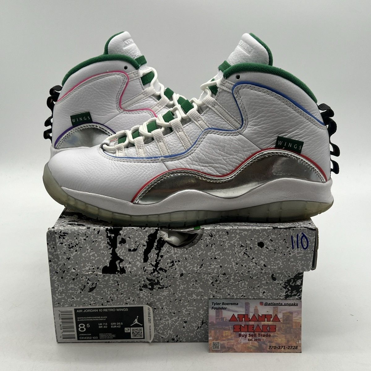 Jordan Brand Air Jordan 10 wings Size US 8.5 / EU 41-42 - 1 Thumbnail
