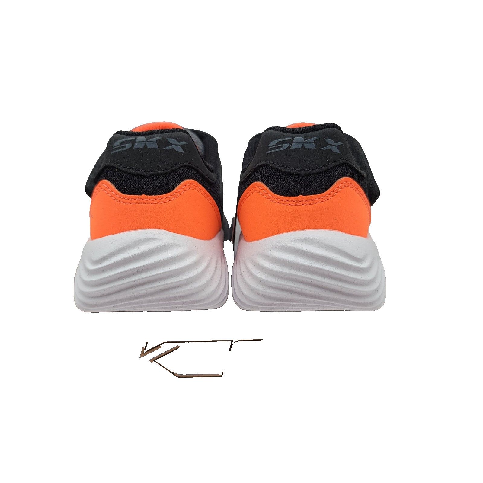 SKECHERS SKECHERS Bounder Kids Sz 13 Charcoal/Orange 403908L/CCOR NIB Size US 11 / IT 41 - 5 Thumbnail