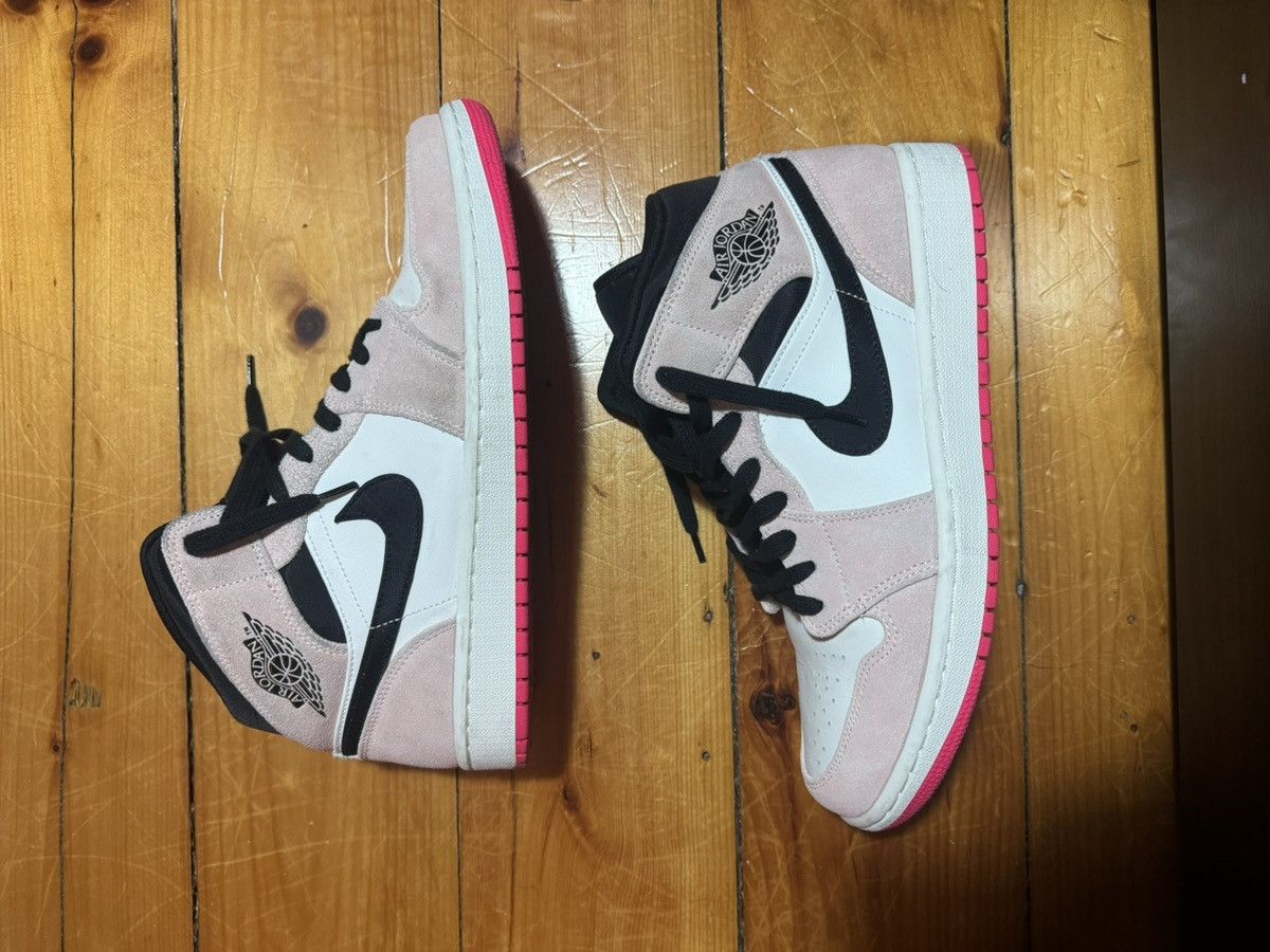 Nike Air Jordan Mid High Hyper Pink Black Size Men's