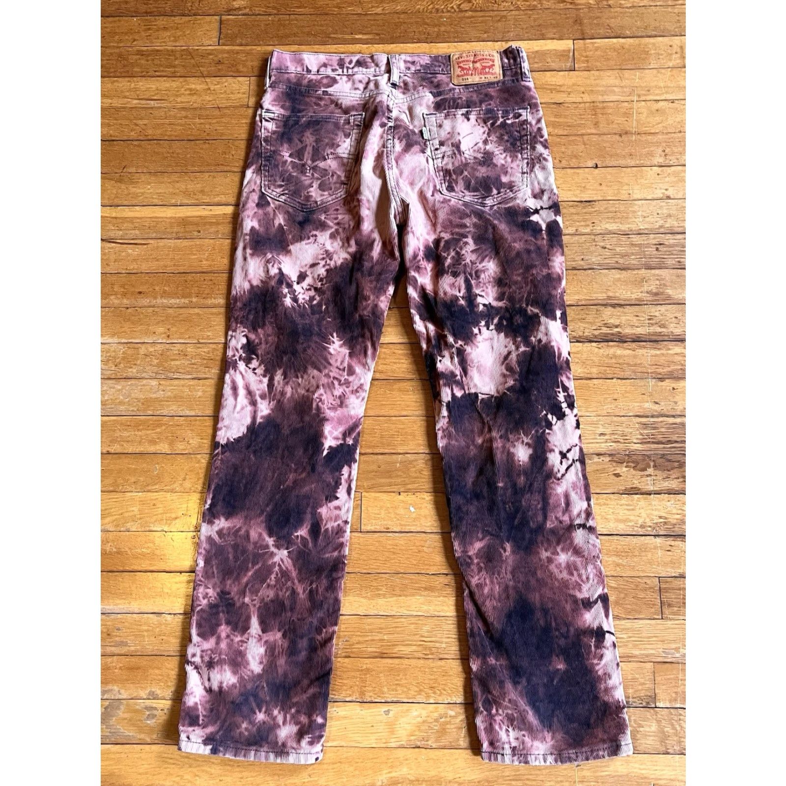 Levi's Levi’s 514 Corduroy Pants Tie Dye Men’s 31x32 Fuchsia Size US 31 - 7 Thumbnail