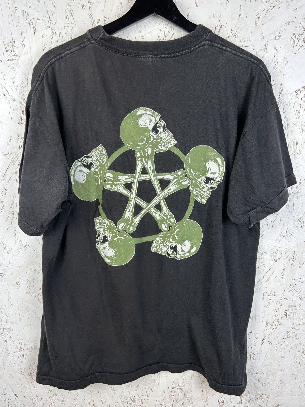 Band Tees 90s Vintage Slayer Spiral Designs Single Stitch Rare T-Shirt Size US L / EU 52-54 / 3 - 7 Thumbnail
