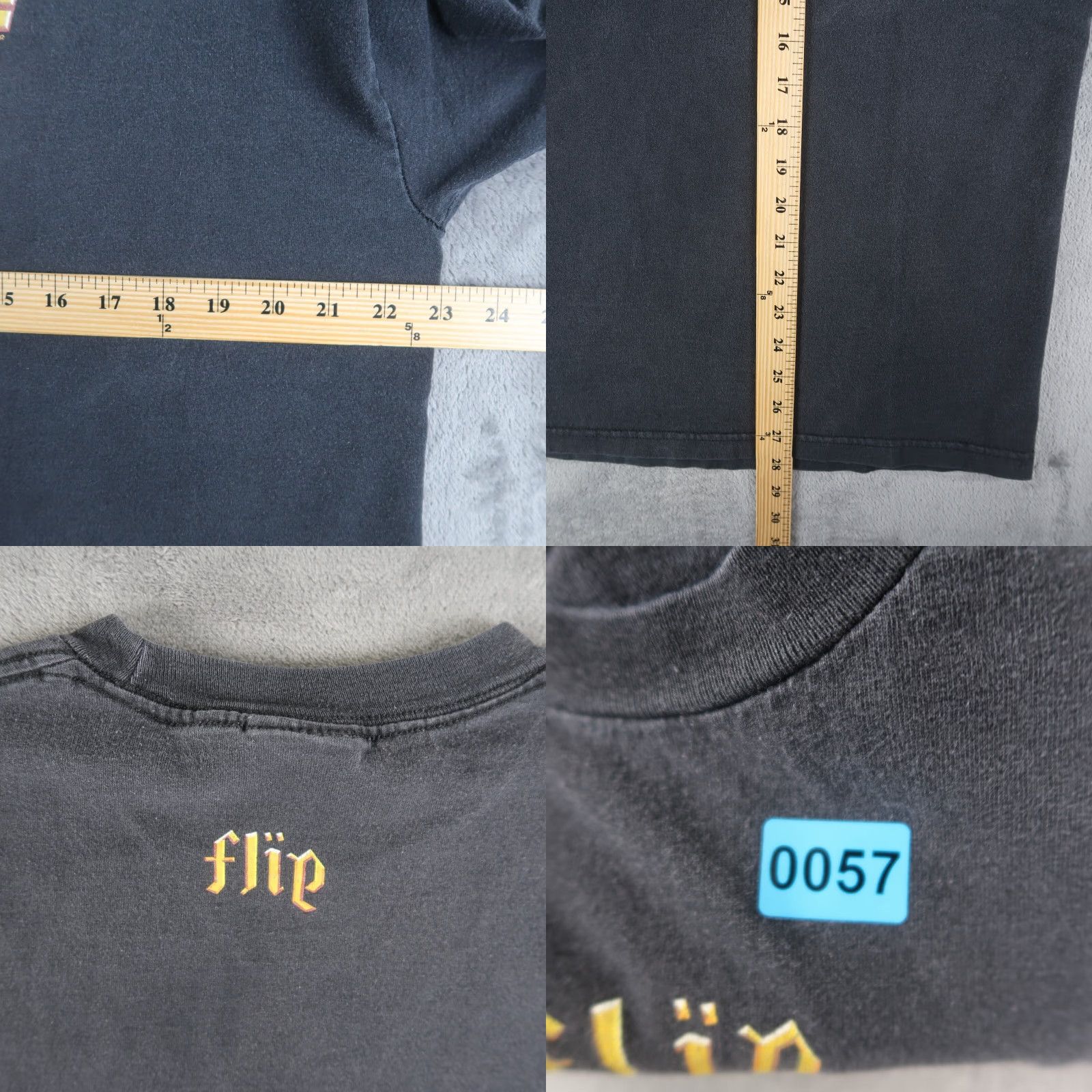 Vintage VINTAGE Flip Skateboard Band Motorhead Logo T-Shirt XL Men Black 90s Music Retro Size US XL / EU 56 / 4 - 8 Thumbnail