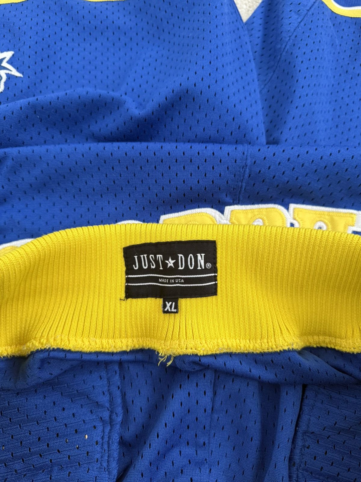 Just Don RARE Vintage Just Don Golden State Warriors Shorts Size US 34 / EU 50 - 6 Thumbnail