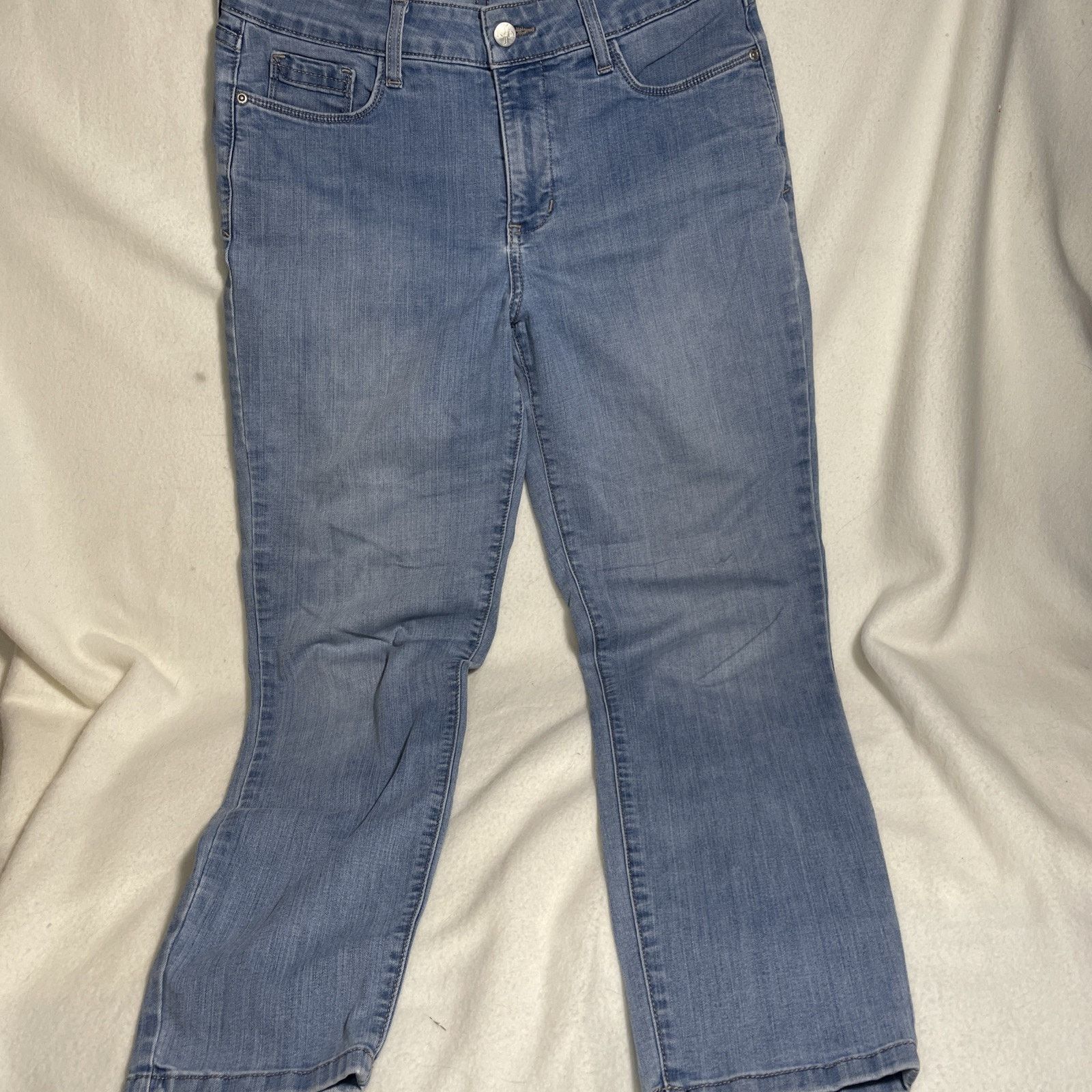 NYDJ NYDJ Women’s Blue Mid Rise Clarissa Ankle Denim Jeans Size 4 Size 27" / US 4 / IT 40 - 1 Thumbnail