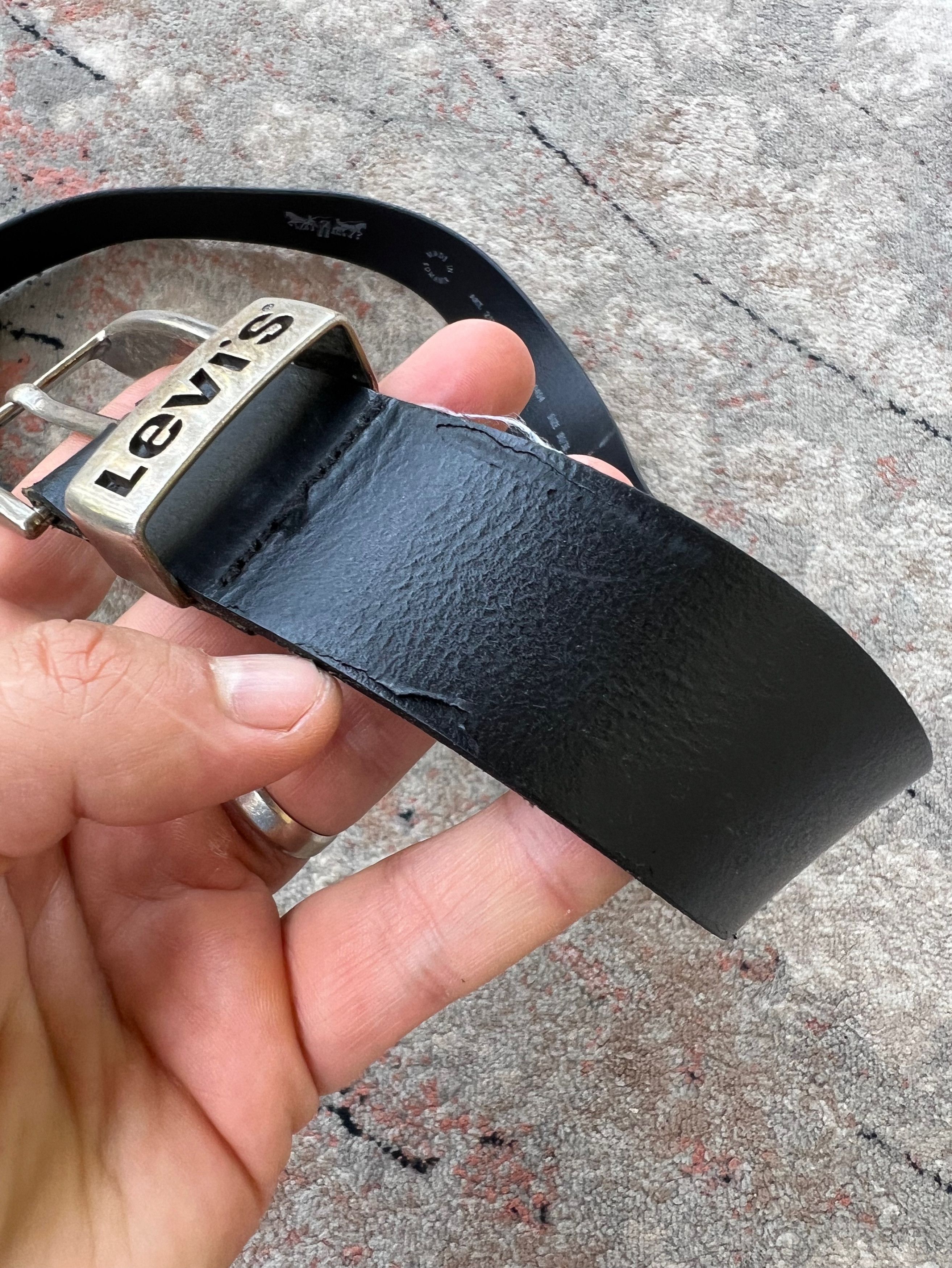 Leather × Levi's Levi's Leather Belt Size ONE SIZE - 3 Thumbnail