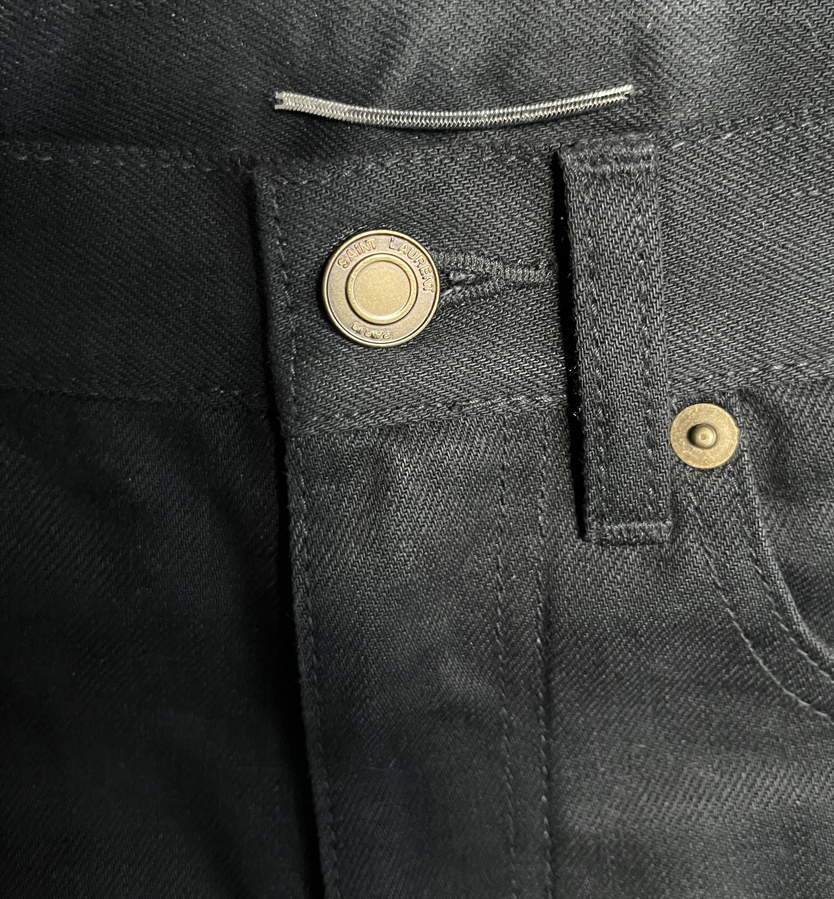 Saint Laurent Paris Saint Laurent Paris Black Denim Jeans (EU 3 Size US 30 / EU 46 - 4 Thumbnail