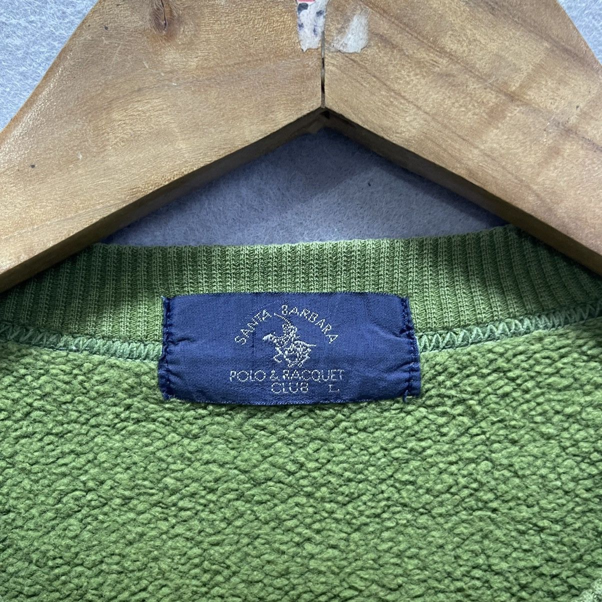 Vintage Vintage Y2K Santa Barbara Polo & Racquet Club Sweatshirt Size US L / EU 52-54 / 3 - 7 Thumbnail