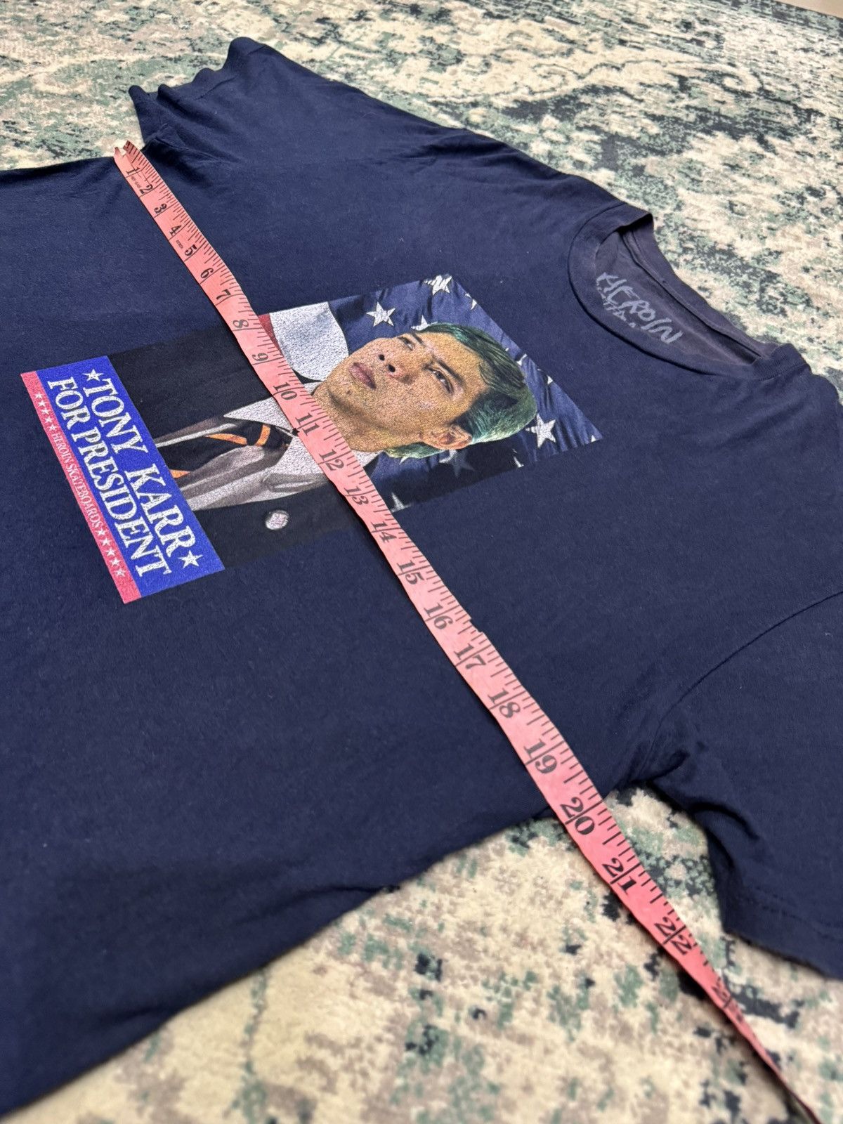 Vintage VTG HEROIN SKATEBOARDS X TONY KARR SKATEBOARD SHIRT Size US M / EU 48-50 / 2 - 4 Thumbnail
