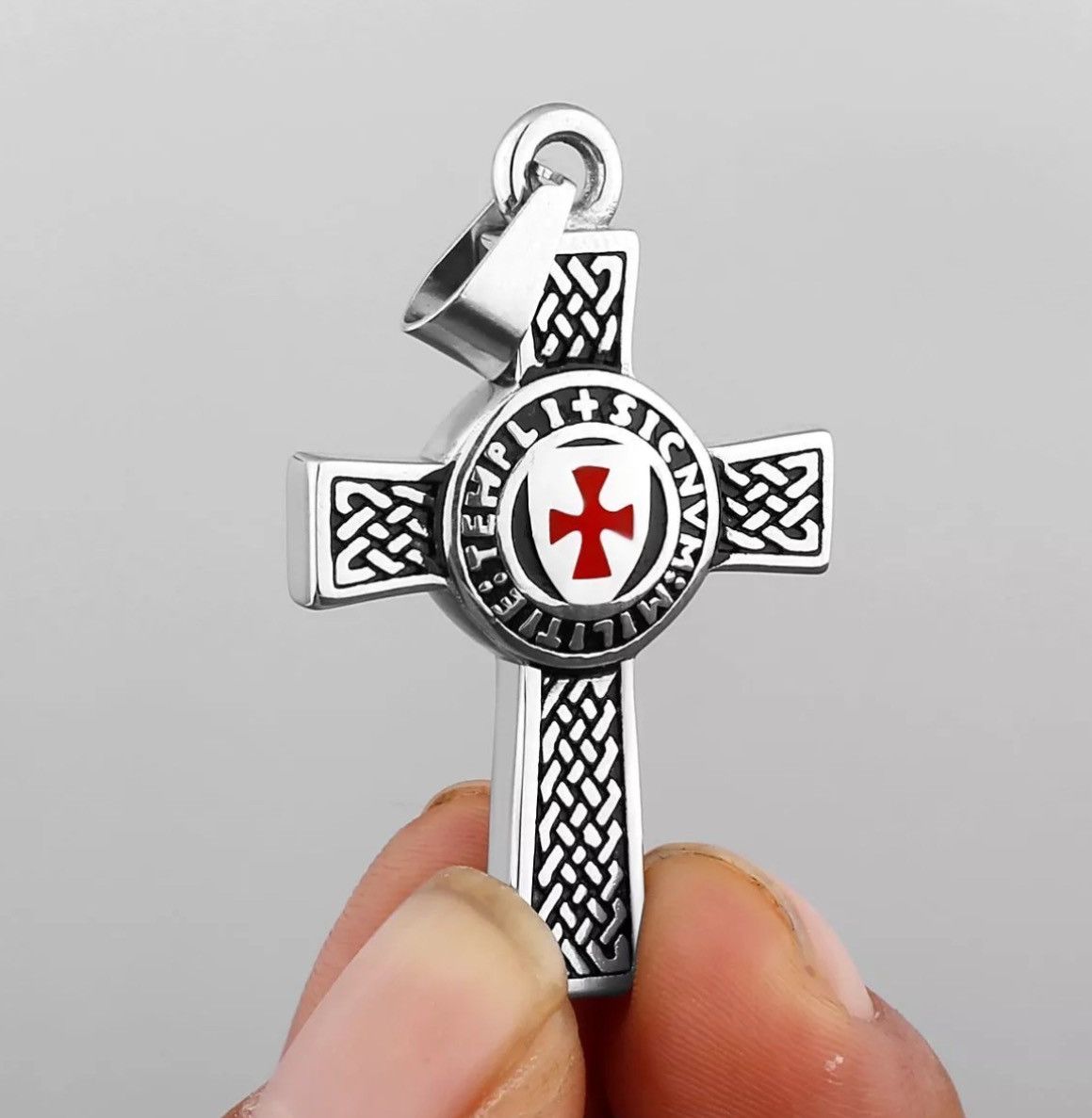 Jewelry Cross Gothic Punk Rock Style Chain Necklace Size ONE SIZE - 3 Thumbnail