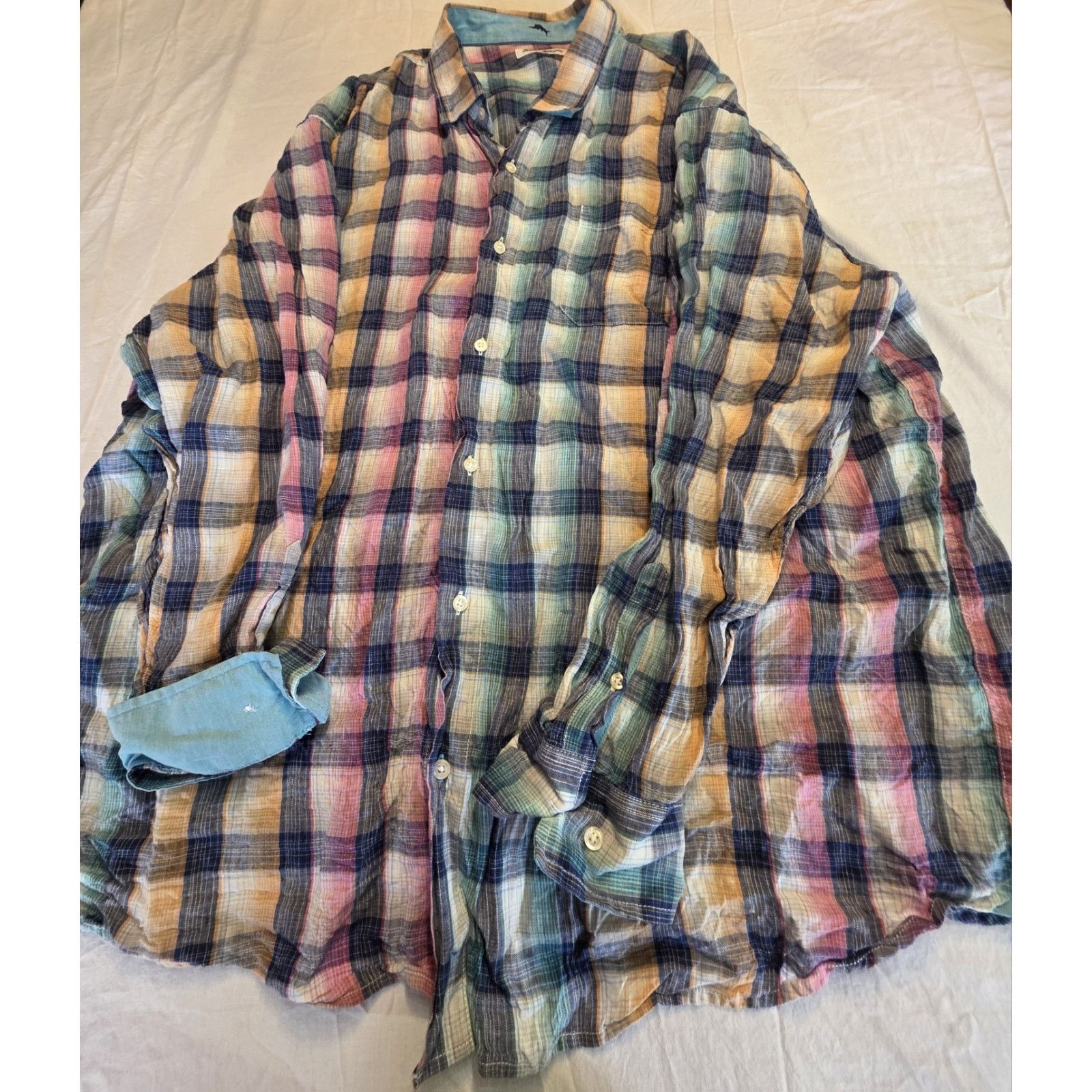 Tommy Bahama Tommy Bahama Men's 100% Linen Long-sleeved Multi Color Size US XXL / EU 58 / 5 - 1 Thumbnail