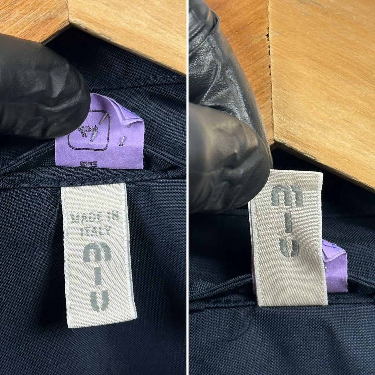 Miu Miu 1999 Vintage Miu Miu Navy Nylon Archive Cargo Utility Jacket Size US M / EU 48-50 / 2 - 24 Thumbnail