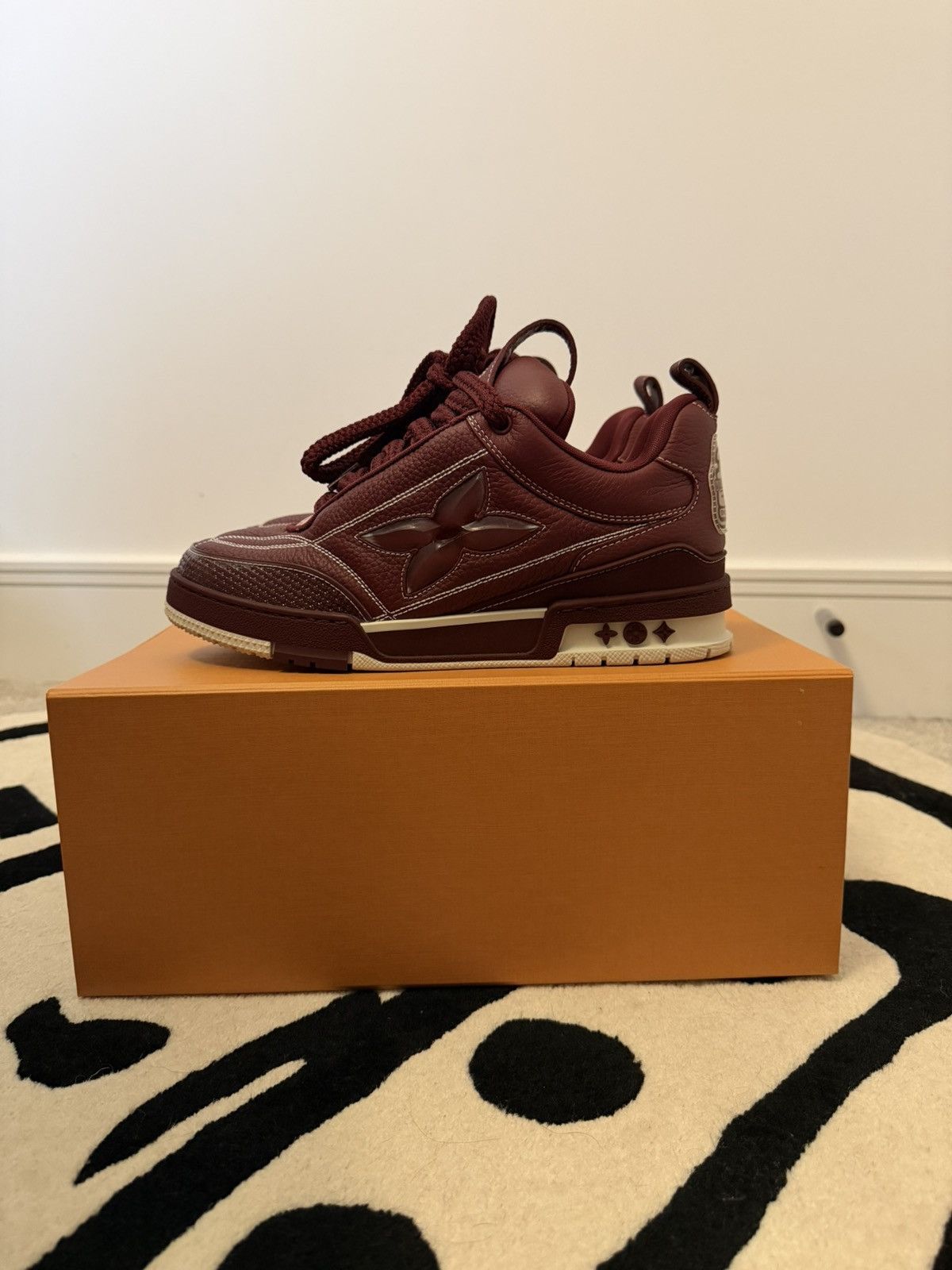Louis Vuitton Louis Vuitton Skate Sneakers in Bordeaux Red Size US 7.5 / EU 40-41 - 1 Thumbnail